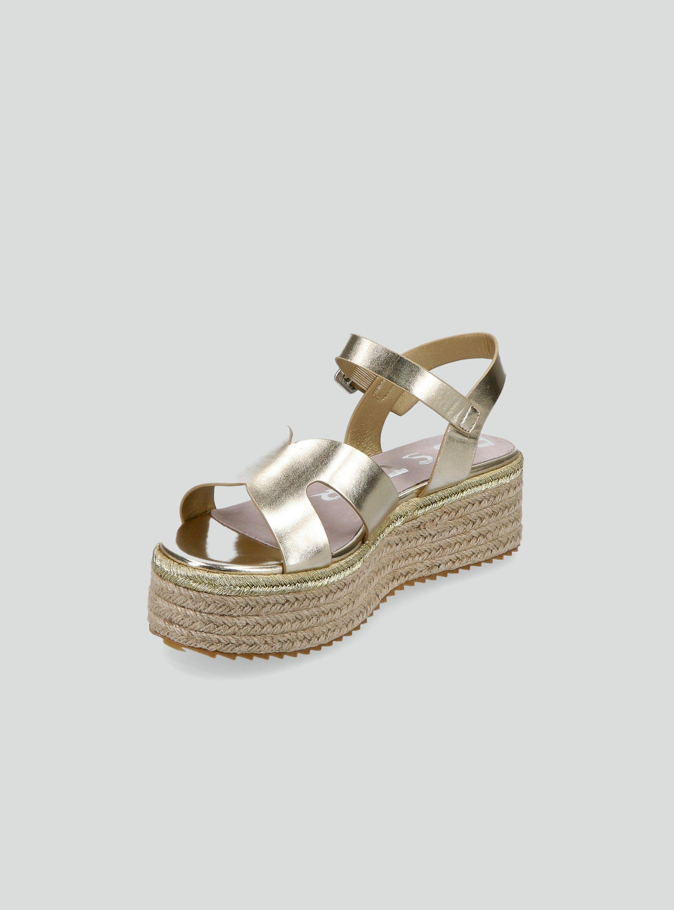 Sandalia Plataforma Yute Mujer-2