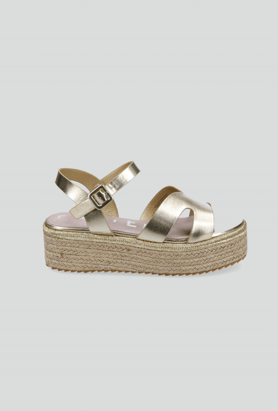 Sandalia Plataforma Yute Mujer-4