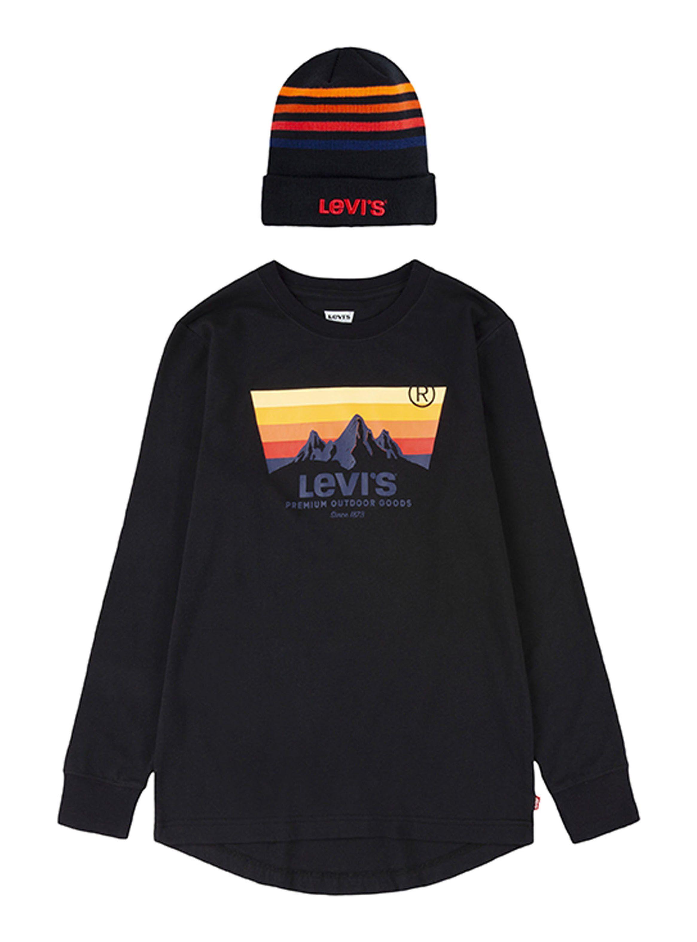 Polera Niño ML con Gorro-0