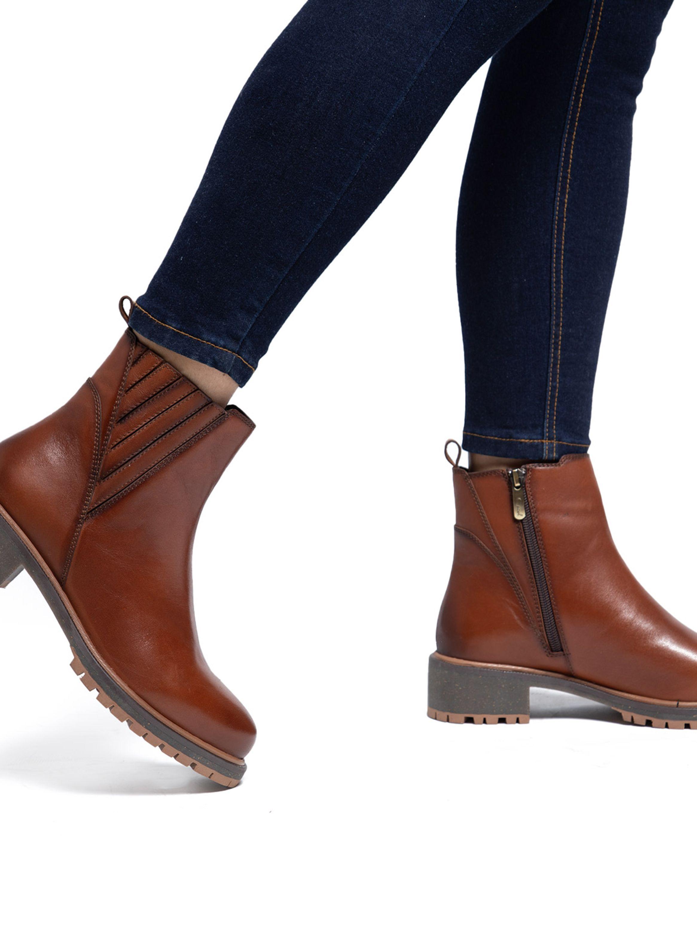 Botín Cuero Lara659274 Mujer-1