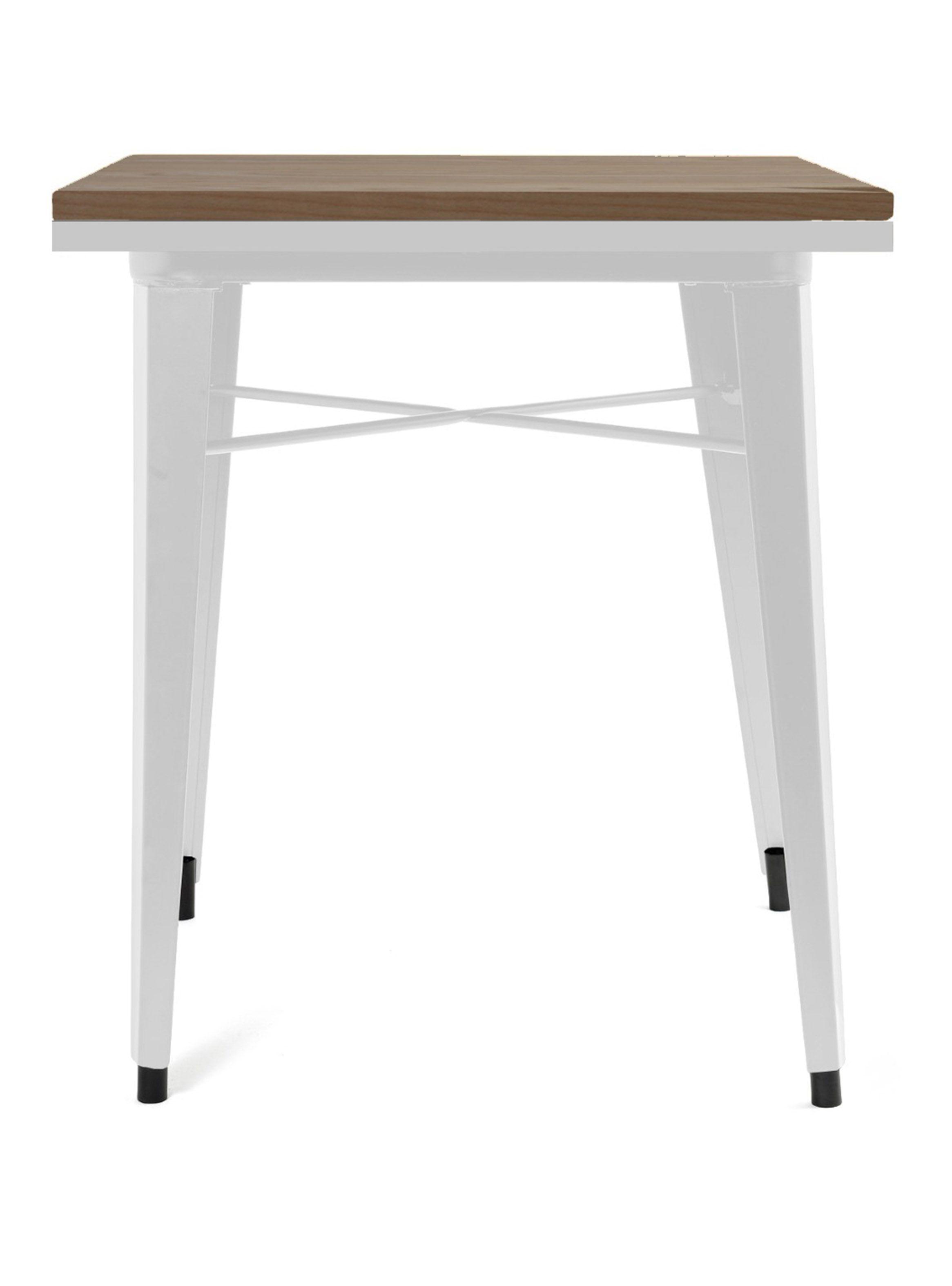 Mesa de Bar 70 x 75 cm Metal Tólix 162 Blanco-2