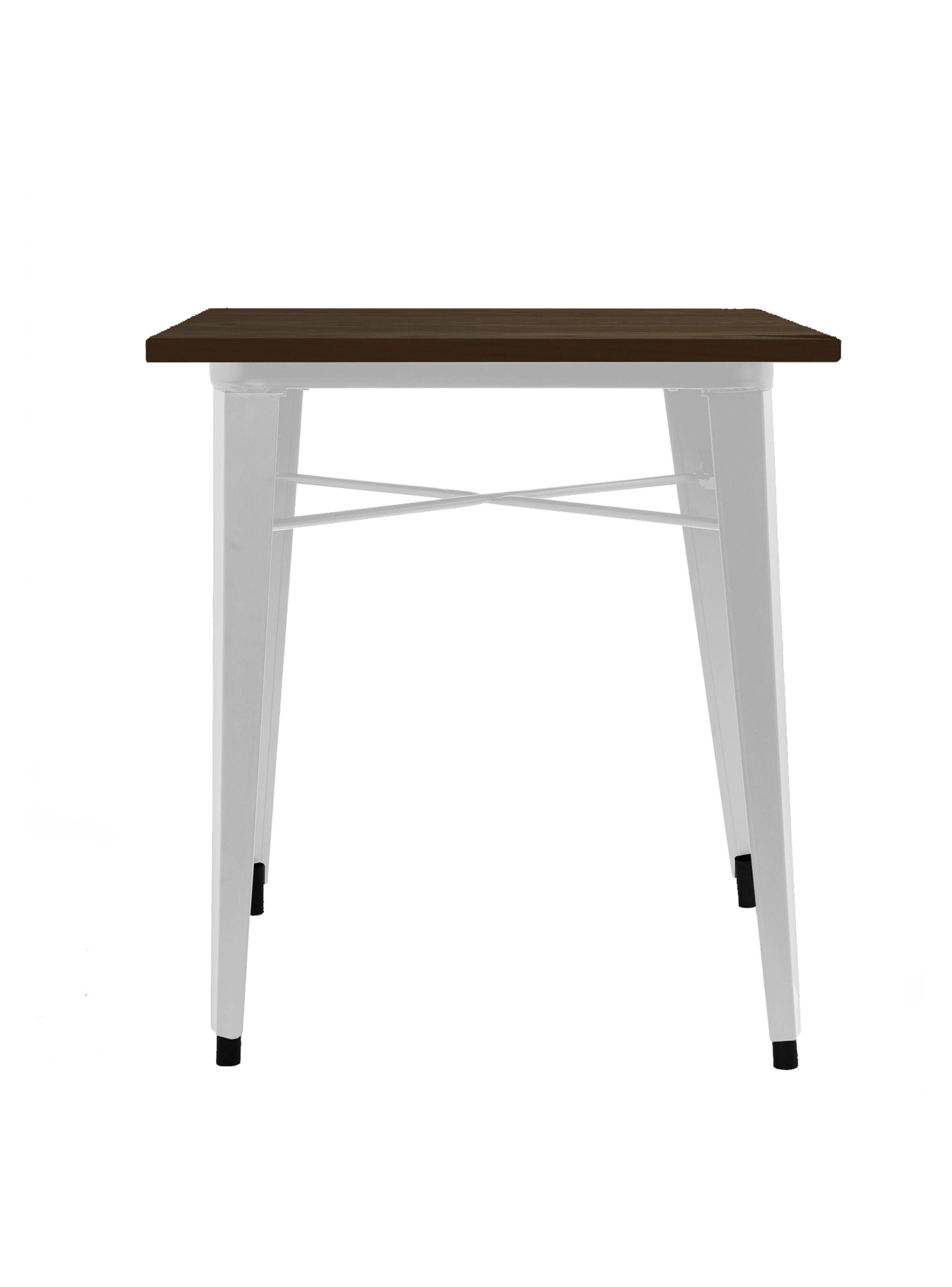 Mesa de Bar 70 x 75 cm Metal Tólix 161 Blanco-0