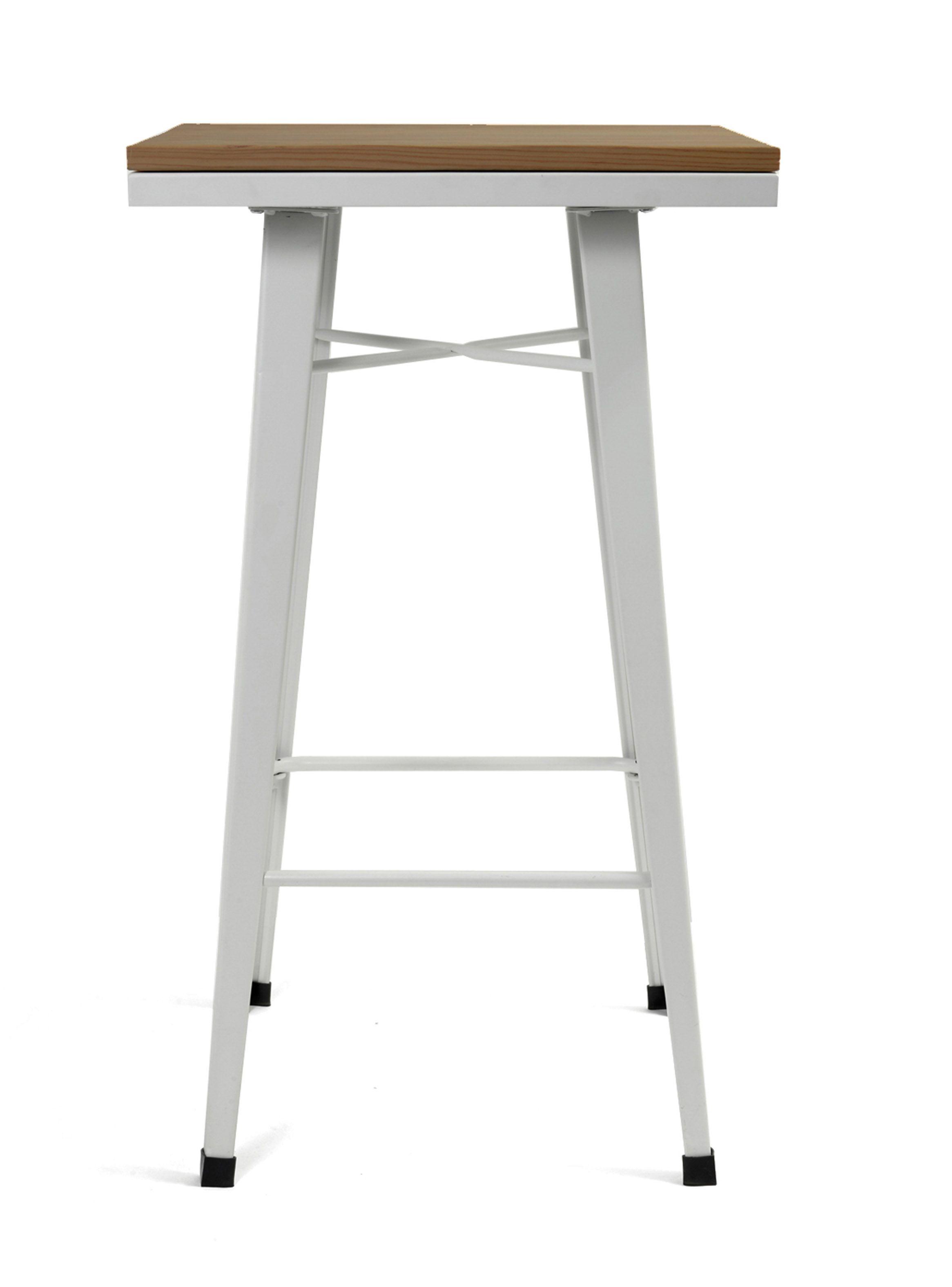 Mesa De Pies A Cabeza Store Bar Tólix 60x60cm Metal-0