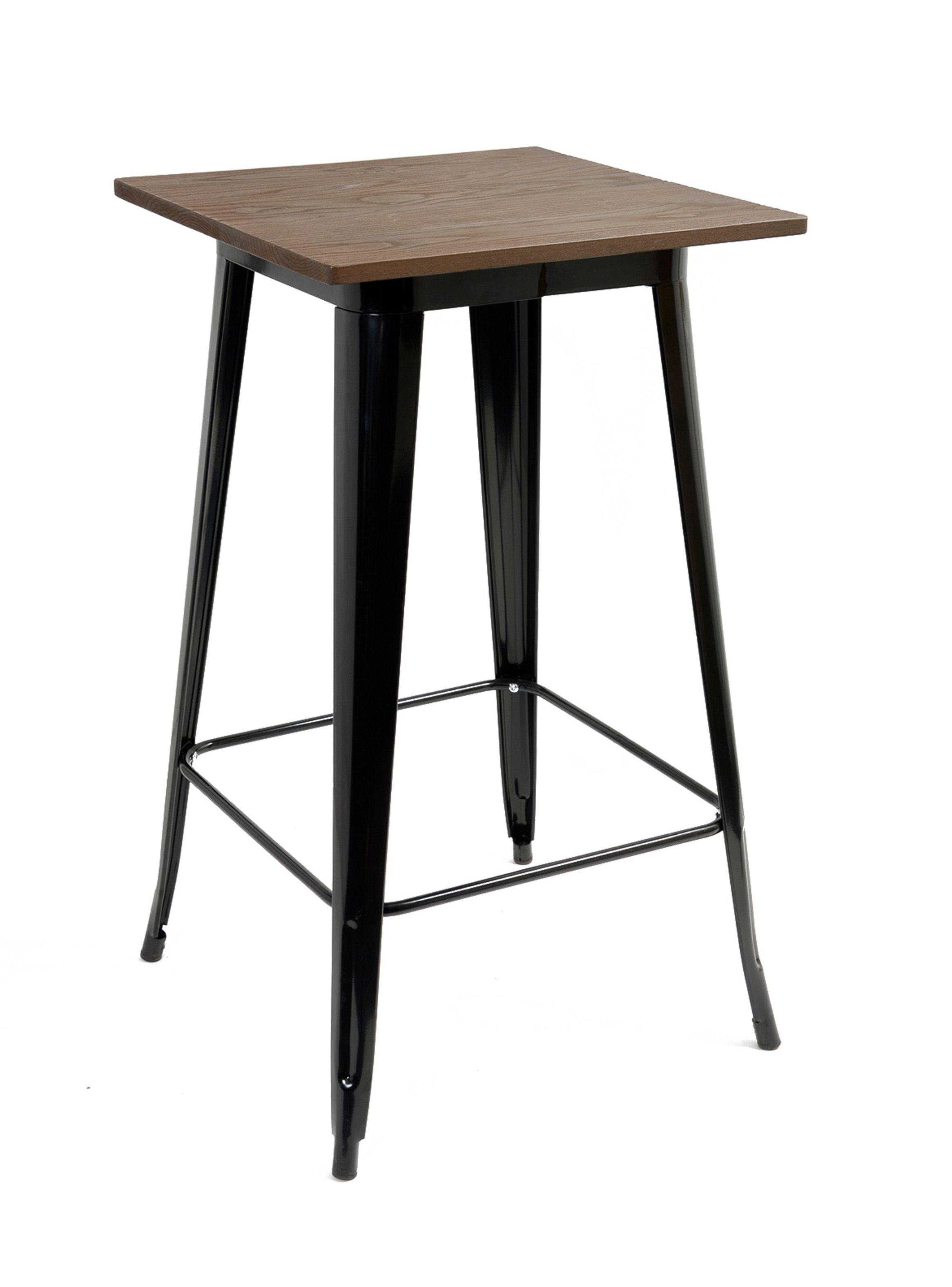 Mesa De Pies A Cabeza Store de Bar Tólix Negro-2