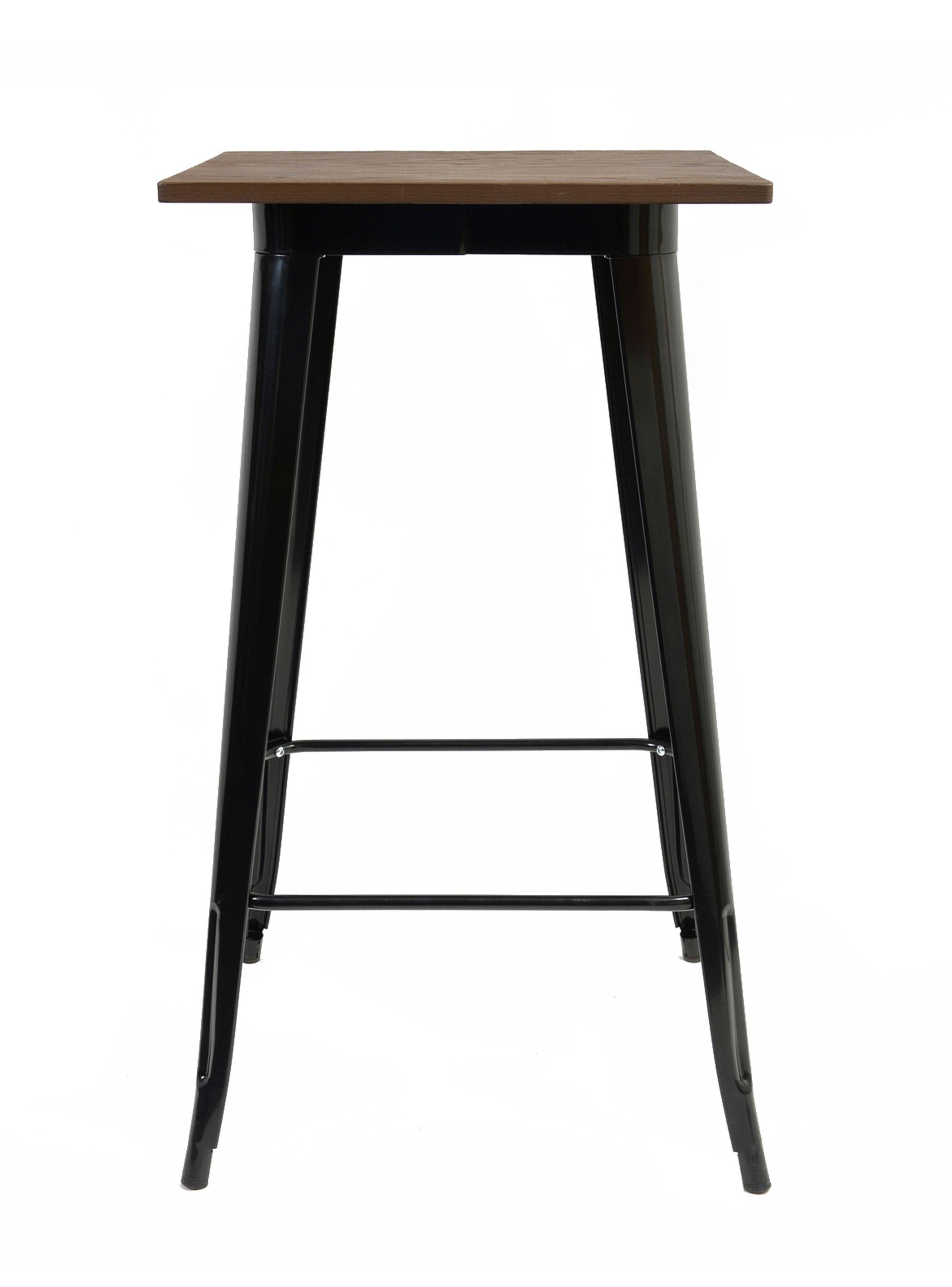 Mesa De Pies A Cabeza Store de Bar Tólix Negro-0