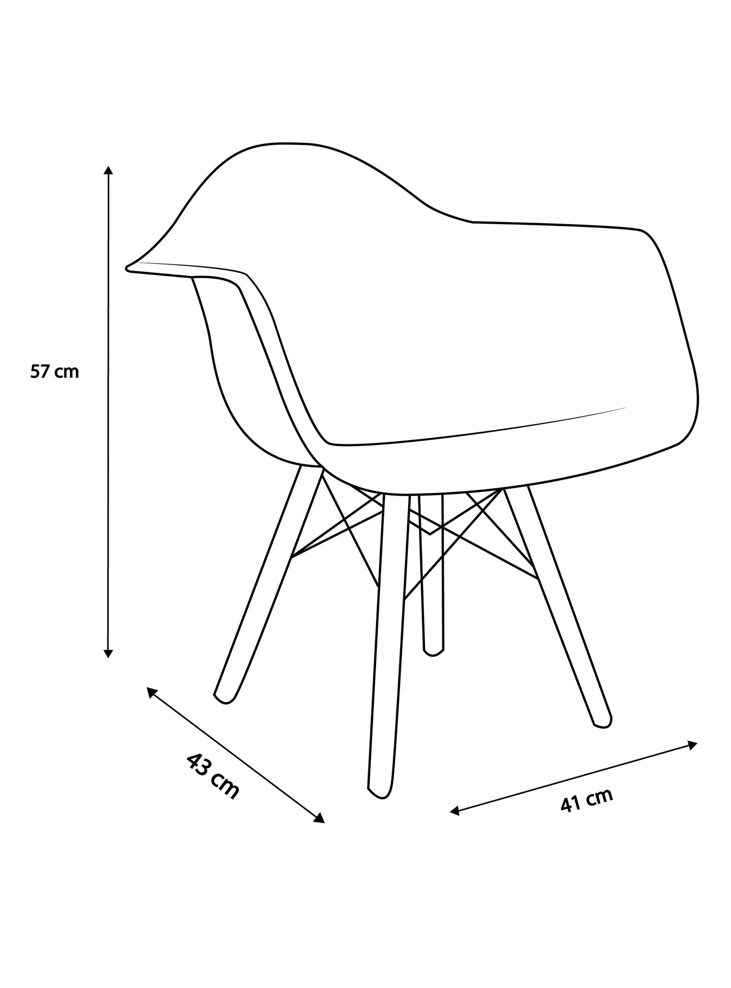 Silla De Pies A Cabeza Store Kids Eames Daw Rosa-1