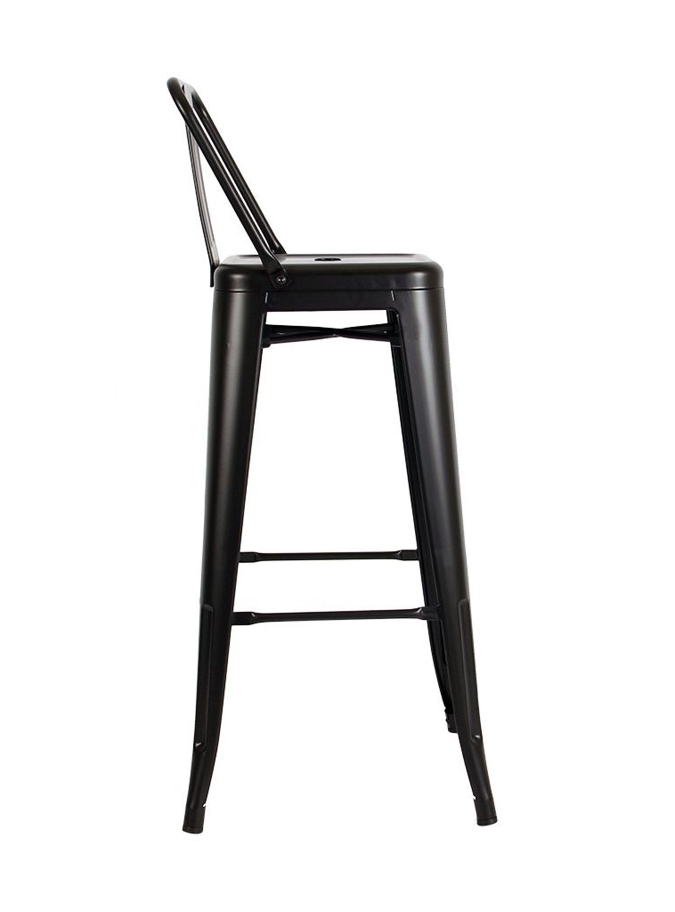 Piso Tolix Respaldo Negro 77 De Pies A Cabeza Store-4