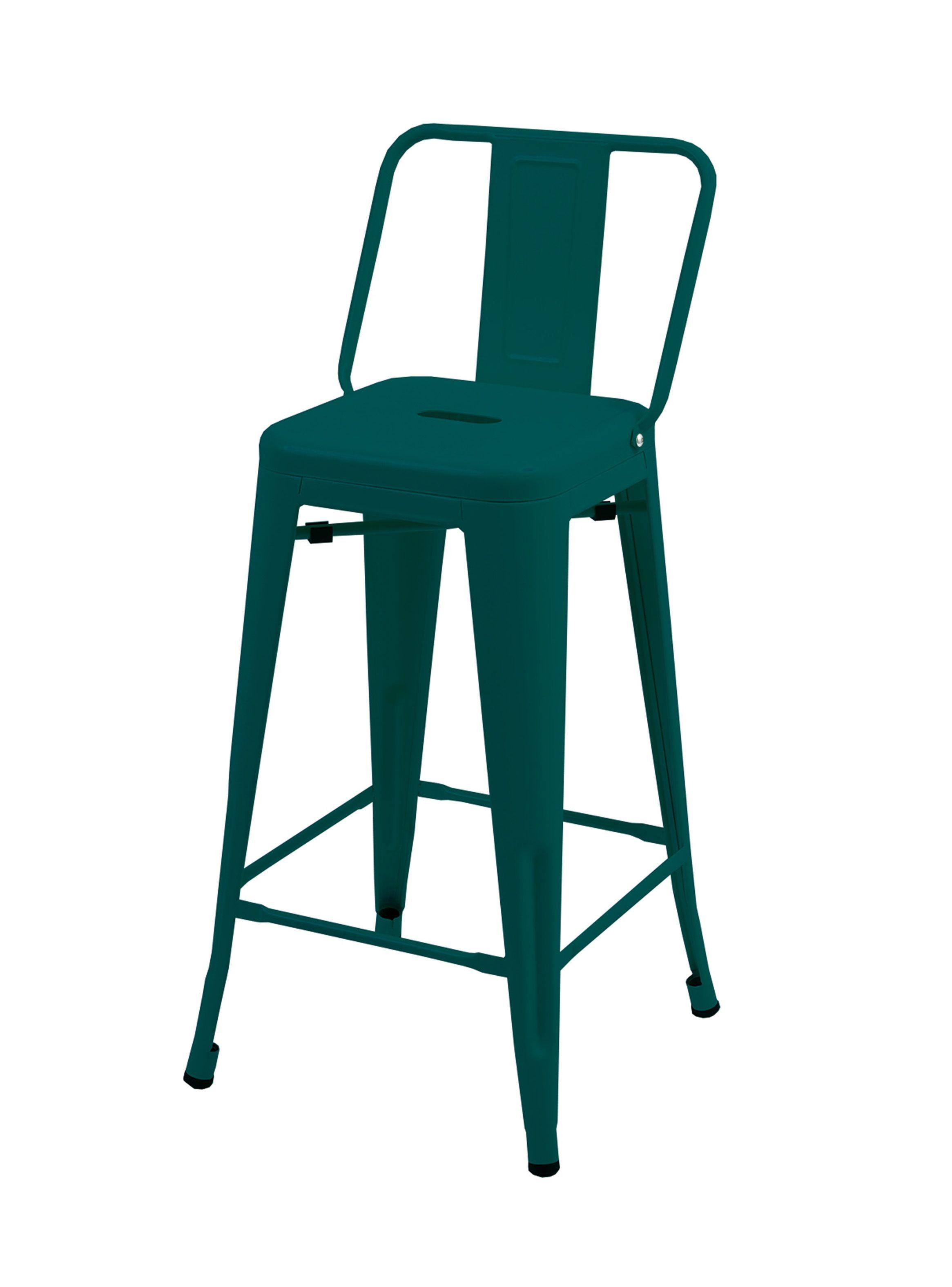 Piso Tólix Respaldo Azul Petróleo De Pies A Cabeza Store-2