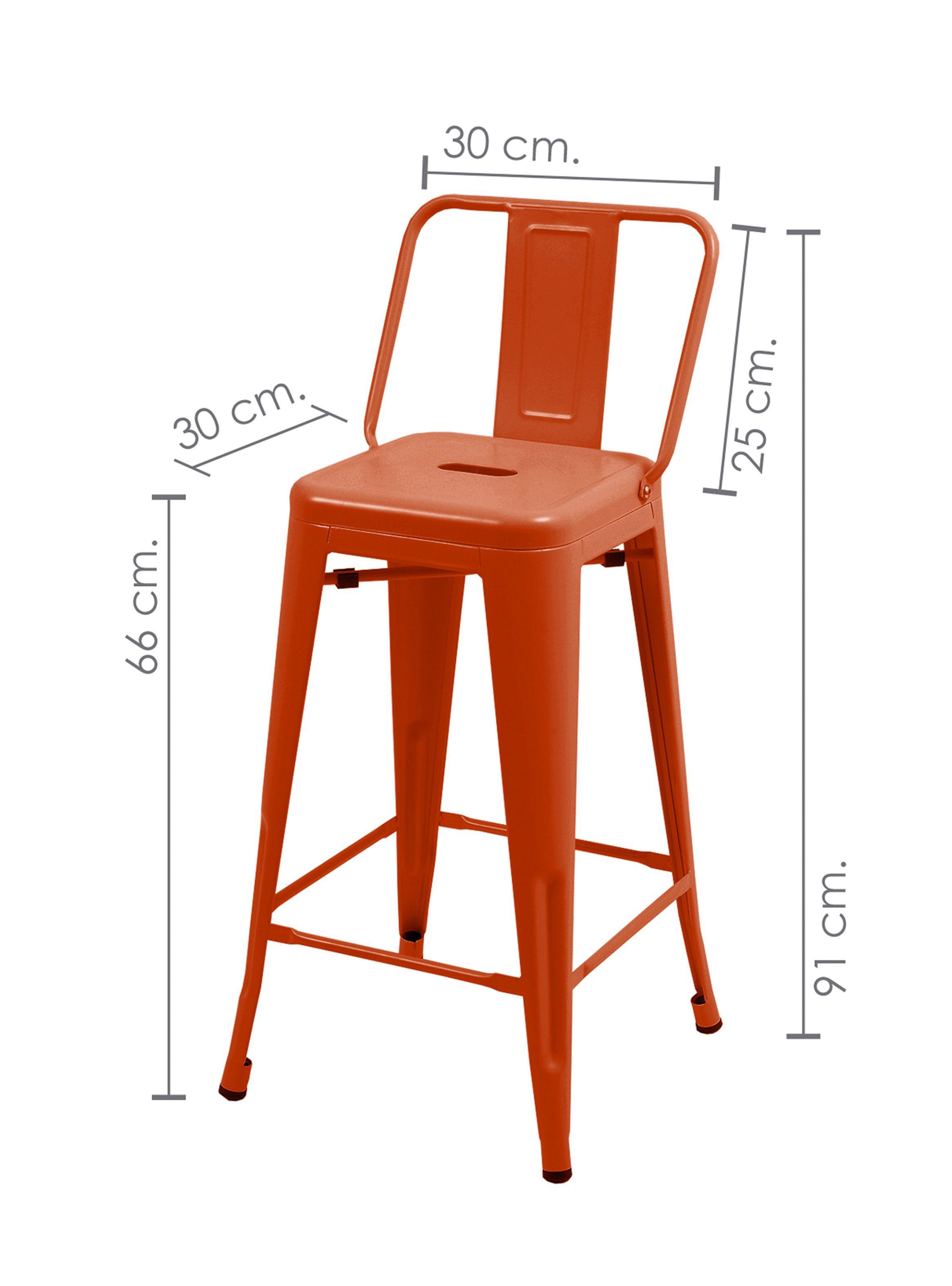 Piso Tólix Respaldo Rojo De Pies A Cabeza Store-1