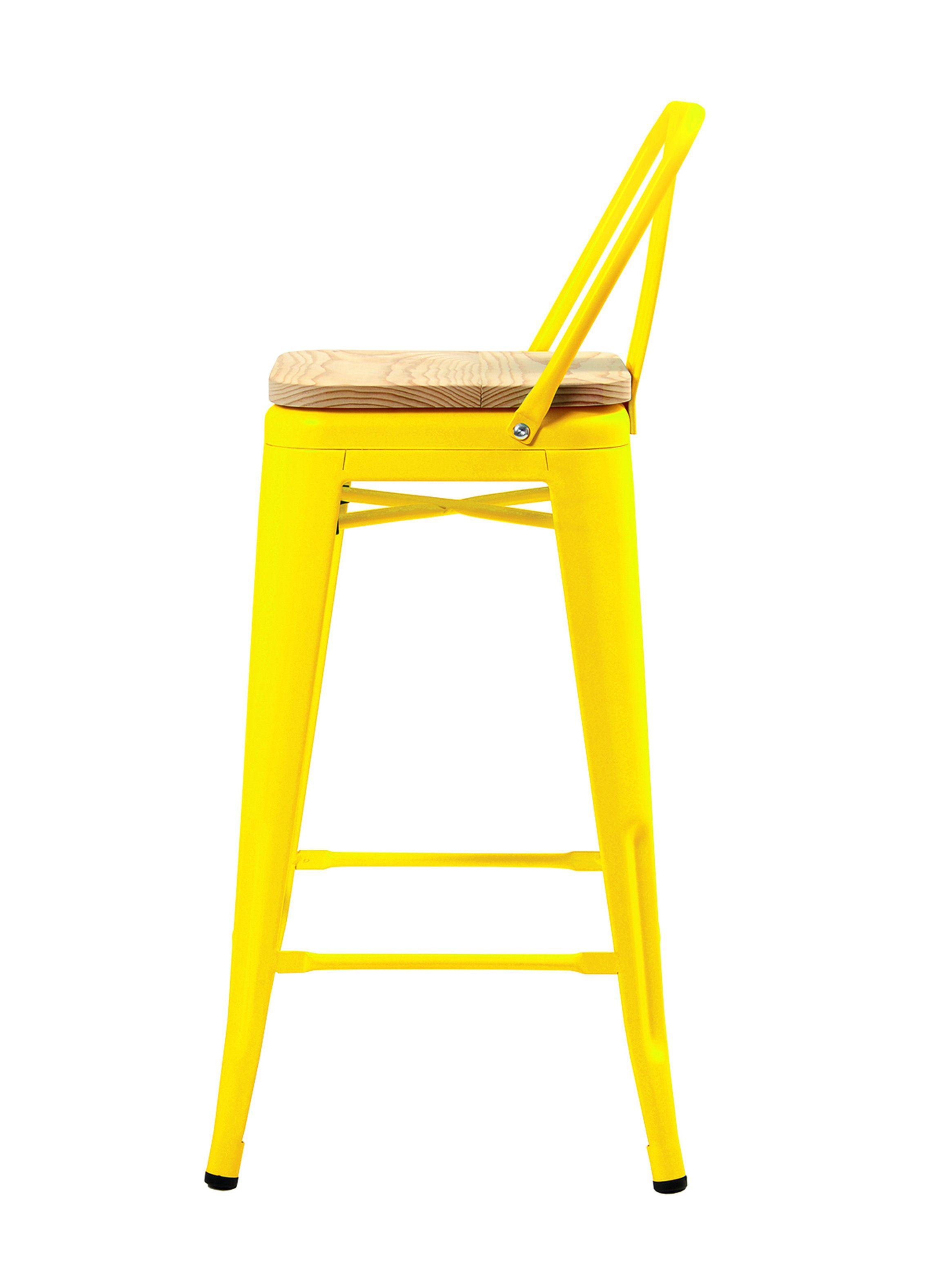 Piso Tólix 91 cm Bajo Metal Amarillo De Pies A Cabeza Store-2