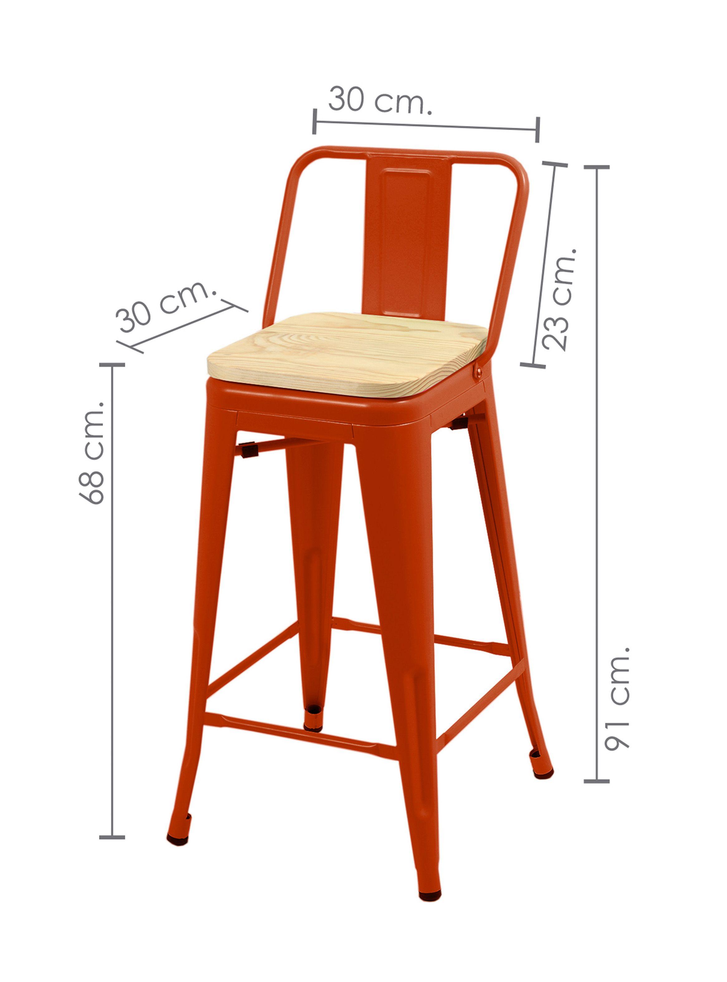 Piso Tólix Bajo Metal Rojo De Pies A Cabeza Store-1