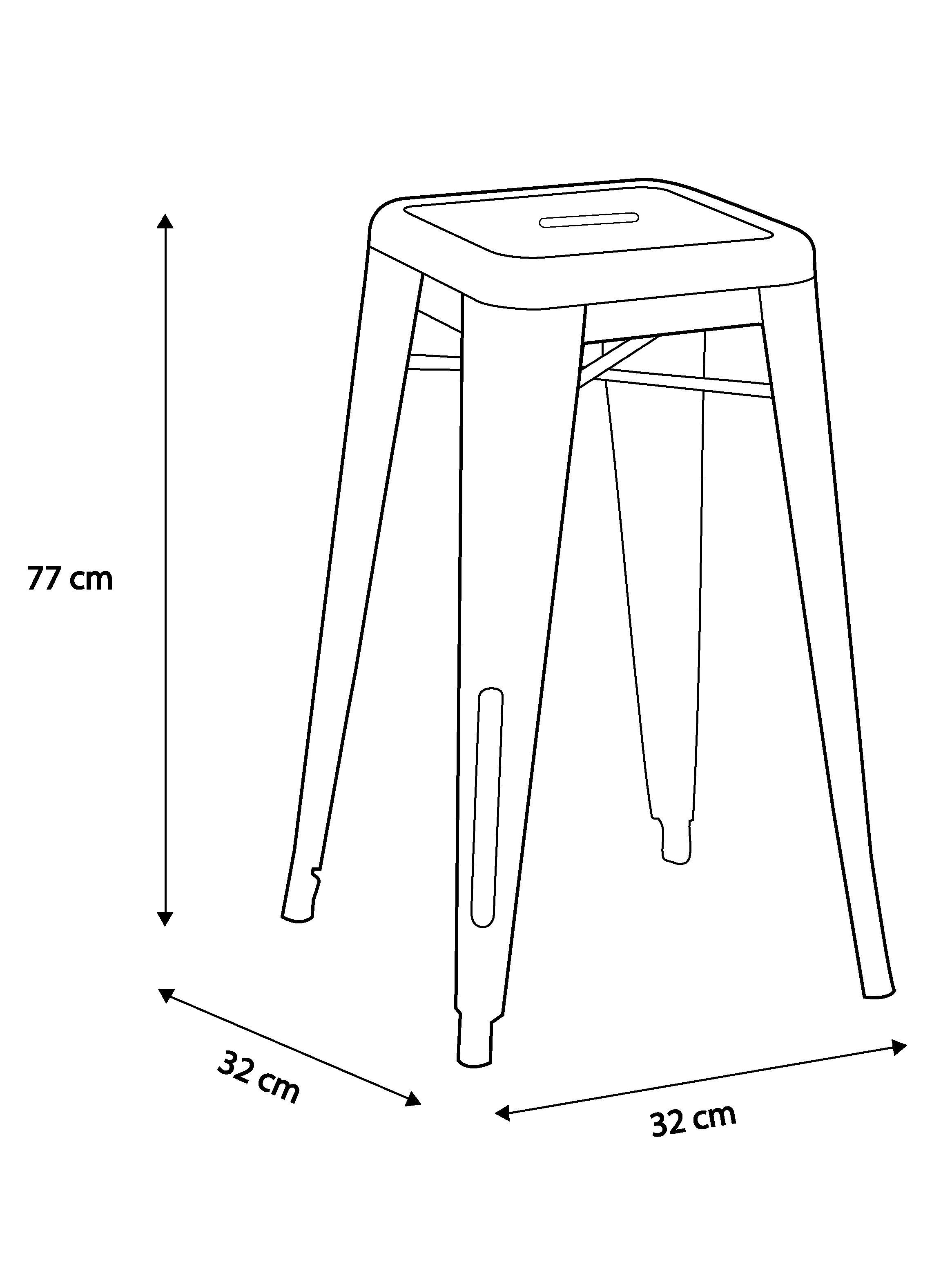 Piso Tólix Metal Verde Claro De Pies A Cabeza Store-1