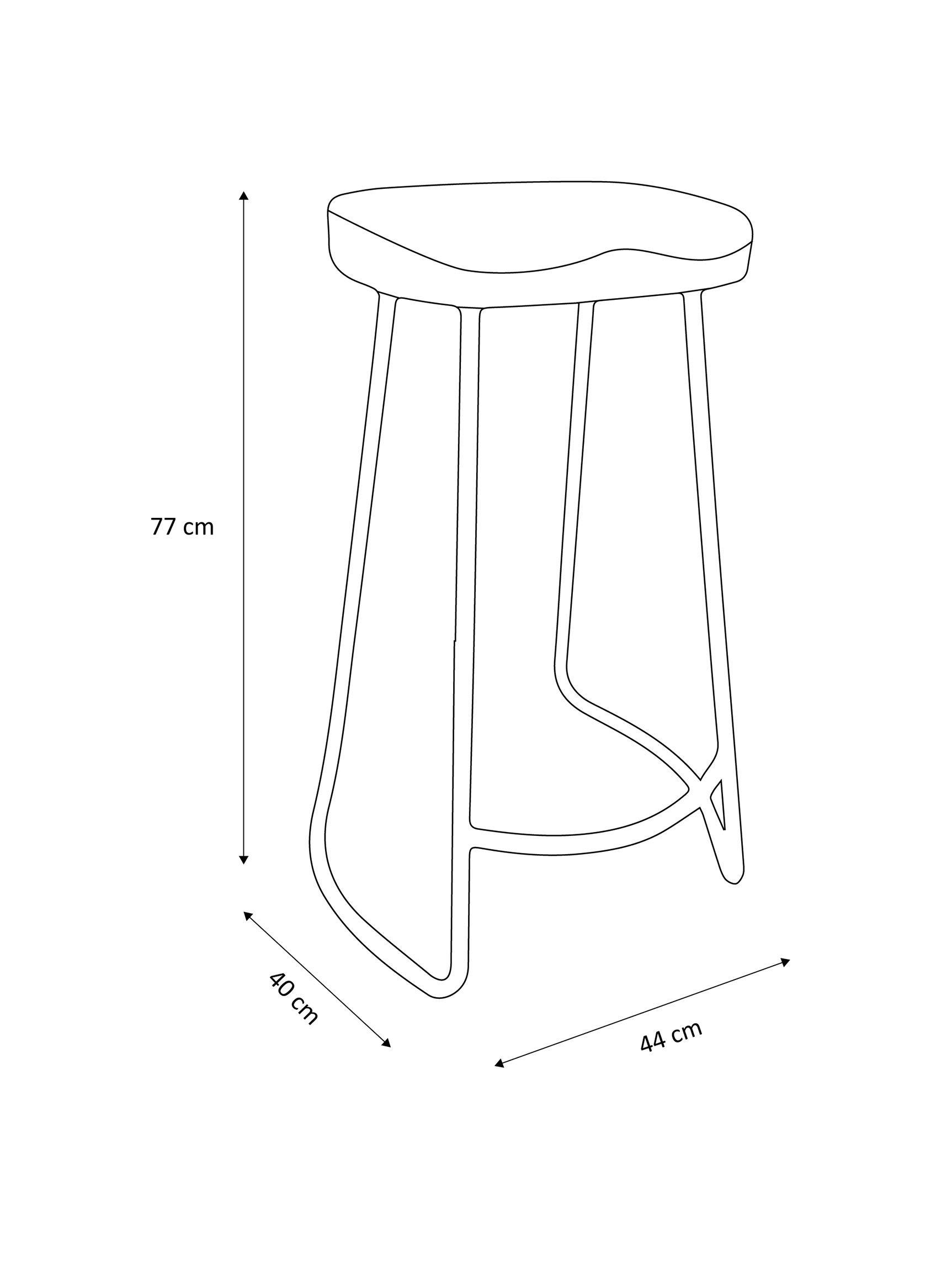 Piso City Fierro Madera Oscura 77 cm De Pies A Cabeza Store-1