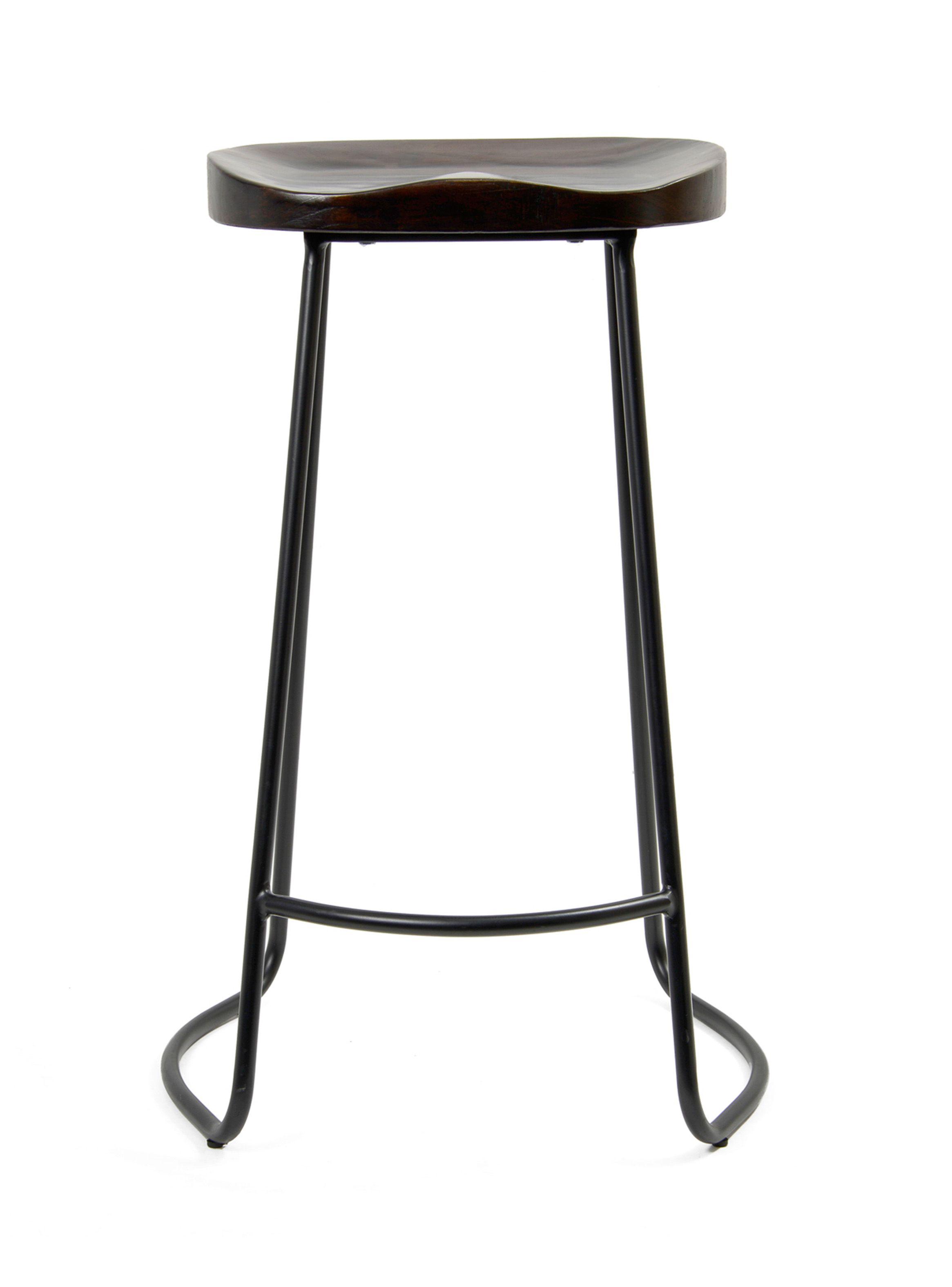 Piso City Fierro Madera Oscura 77 cm De Pies A Cabeza Store-0