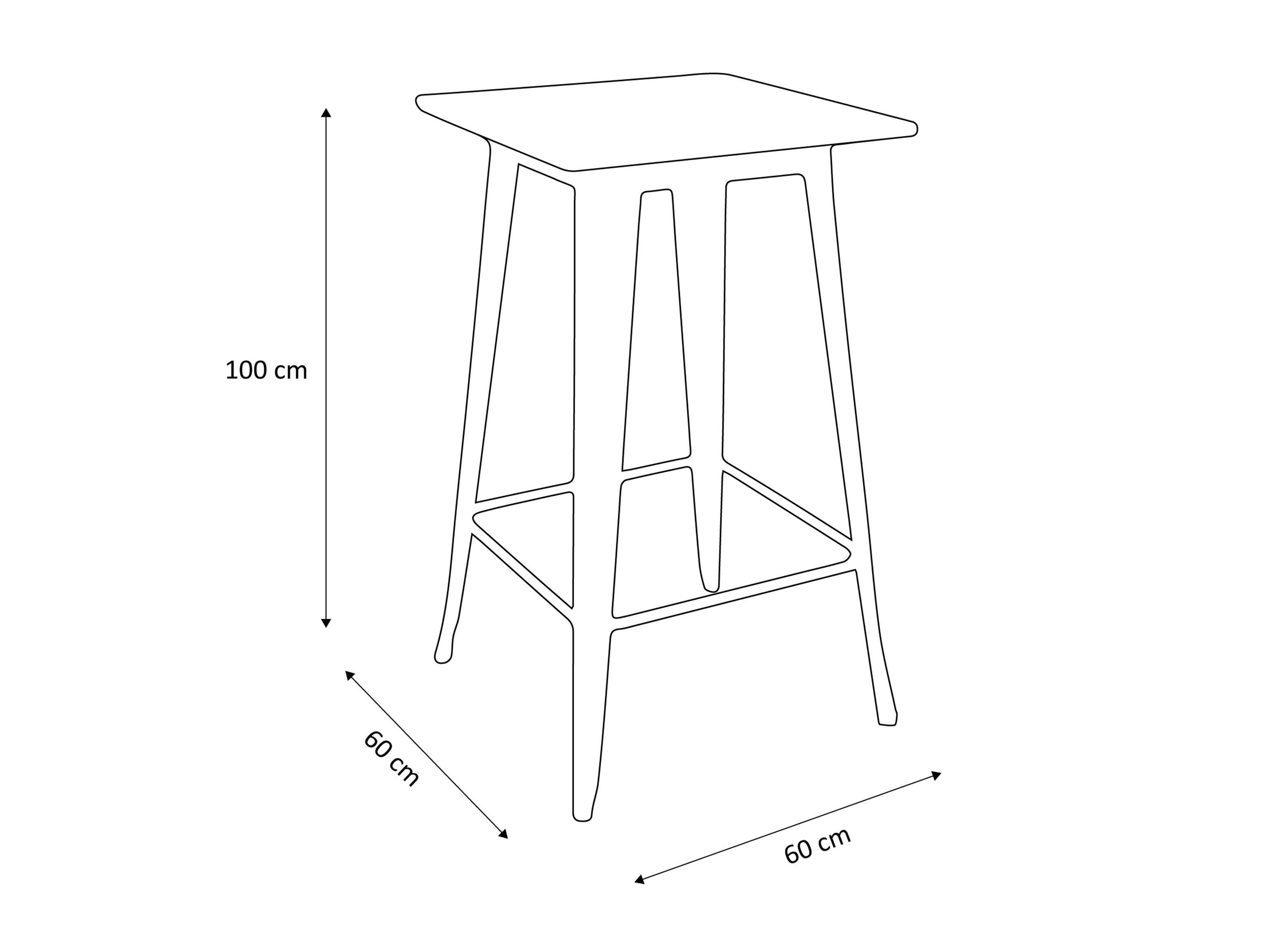 Mesa De Pies A Cabeza Store de Bar Tolix Madera-1
