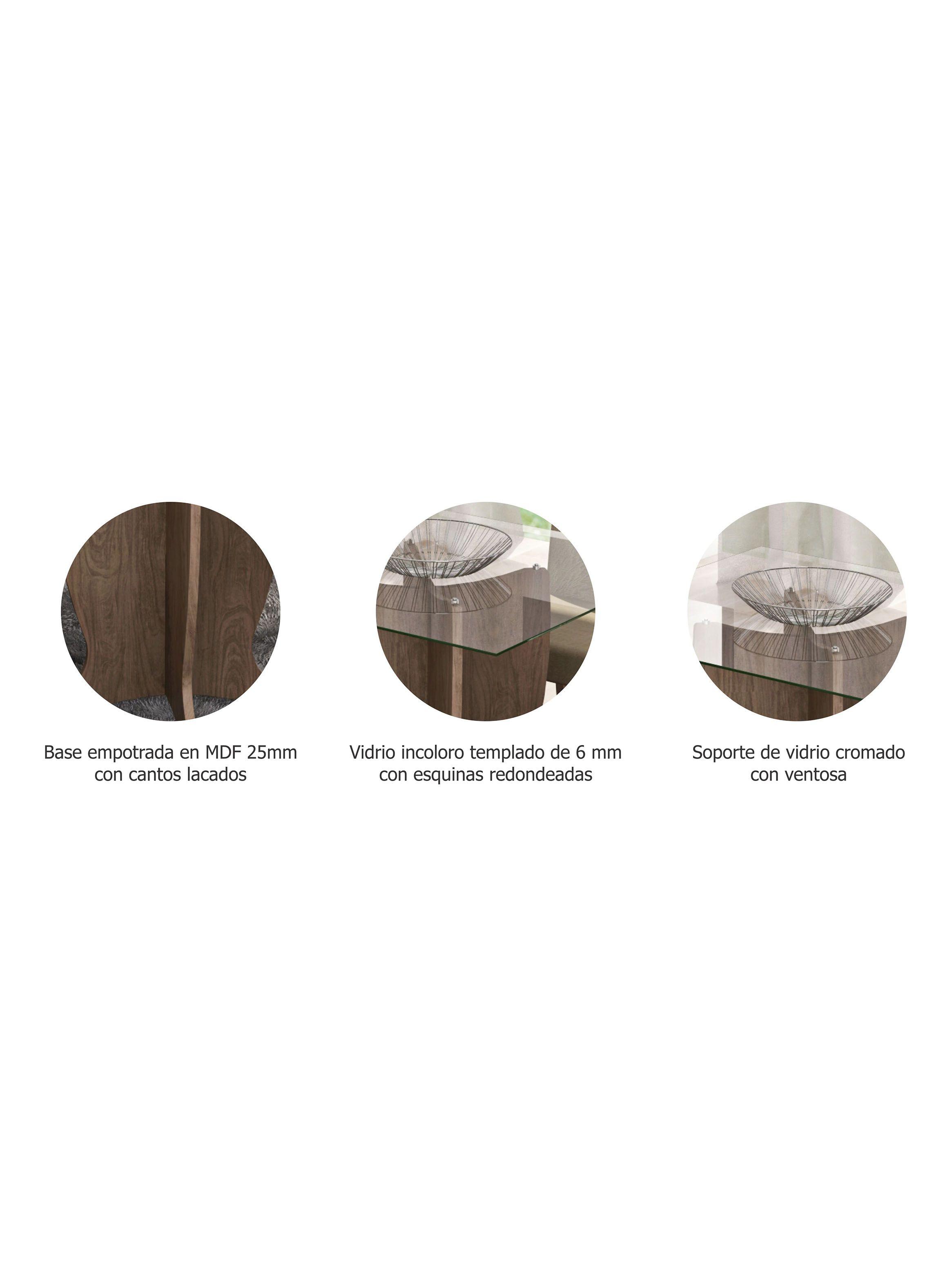 Juego Jdo&Design de Comedor Luana Vidrio + 4 Sillas Jdo&Desing-3