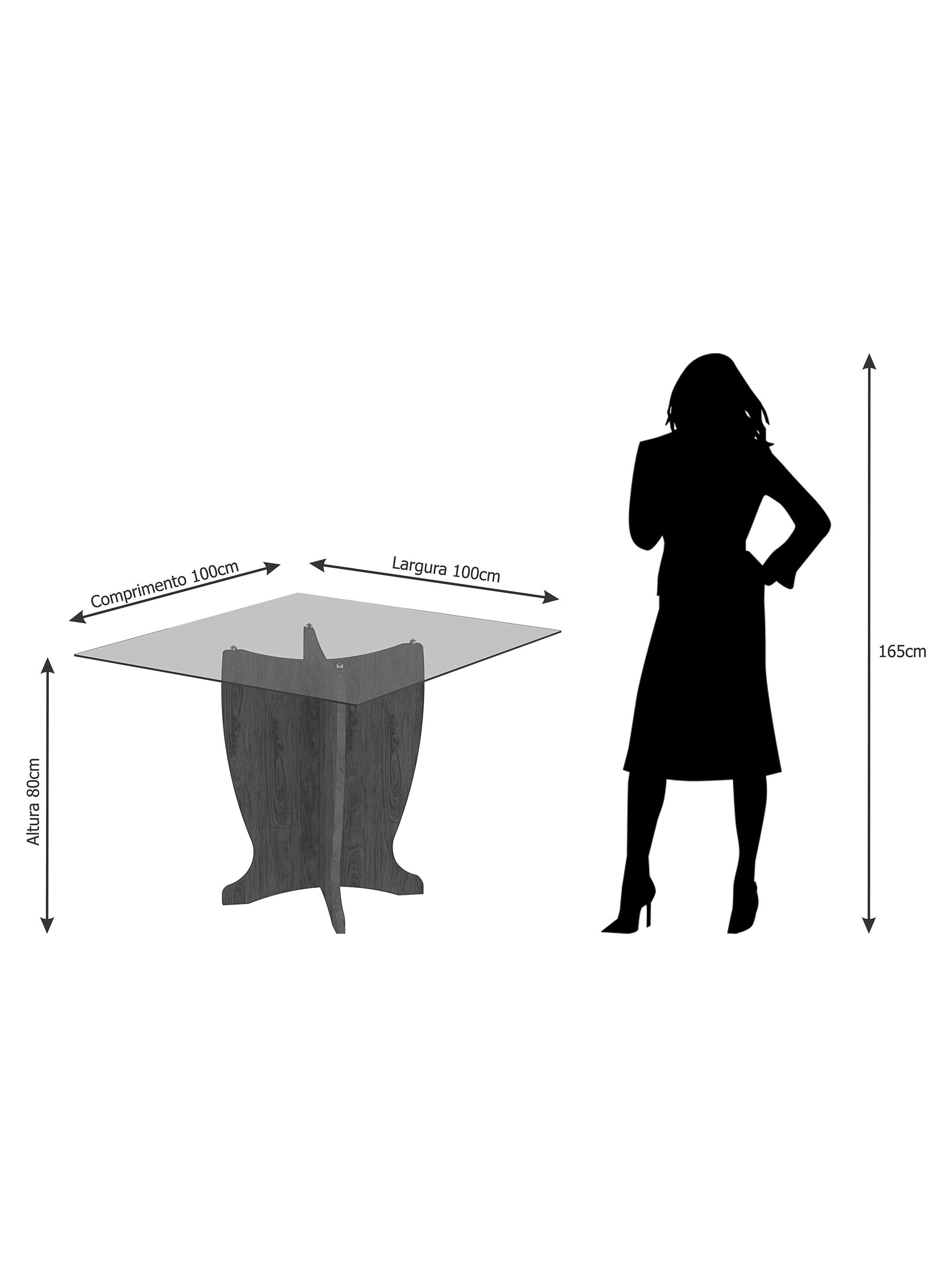 Juego Jdo&Design de Comedor Luana Vidrio + 4 Sillas Jdo&Desing-5