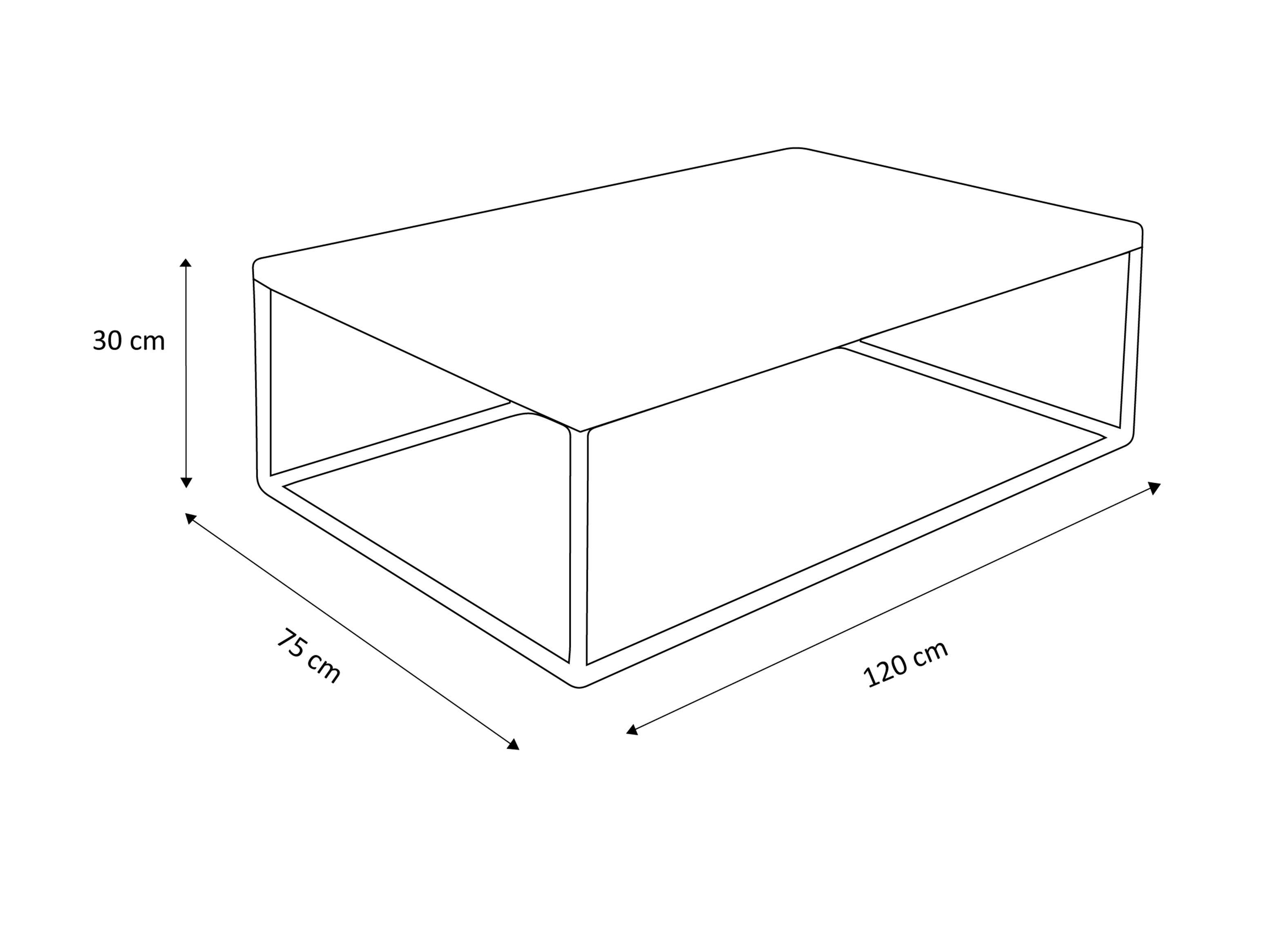 Mesa De Pies A Cabeza Store de Centro 120x70x100cm-1