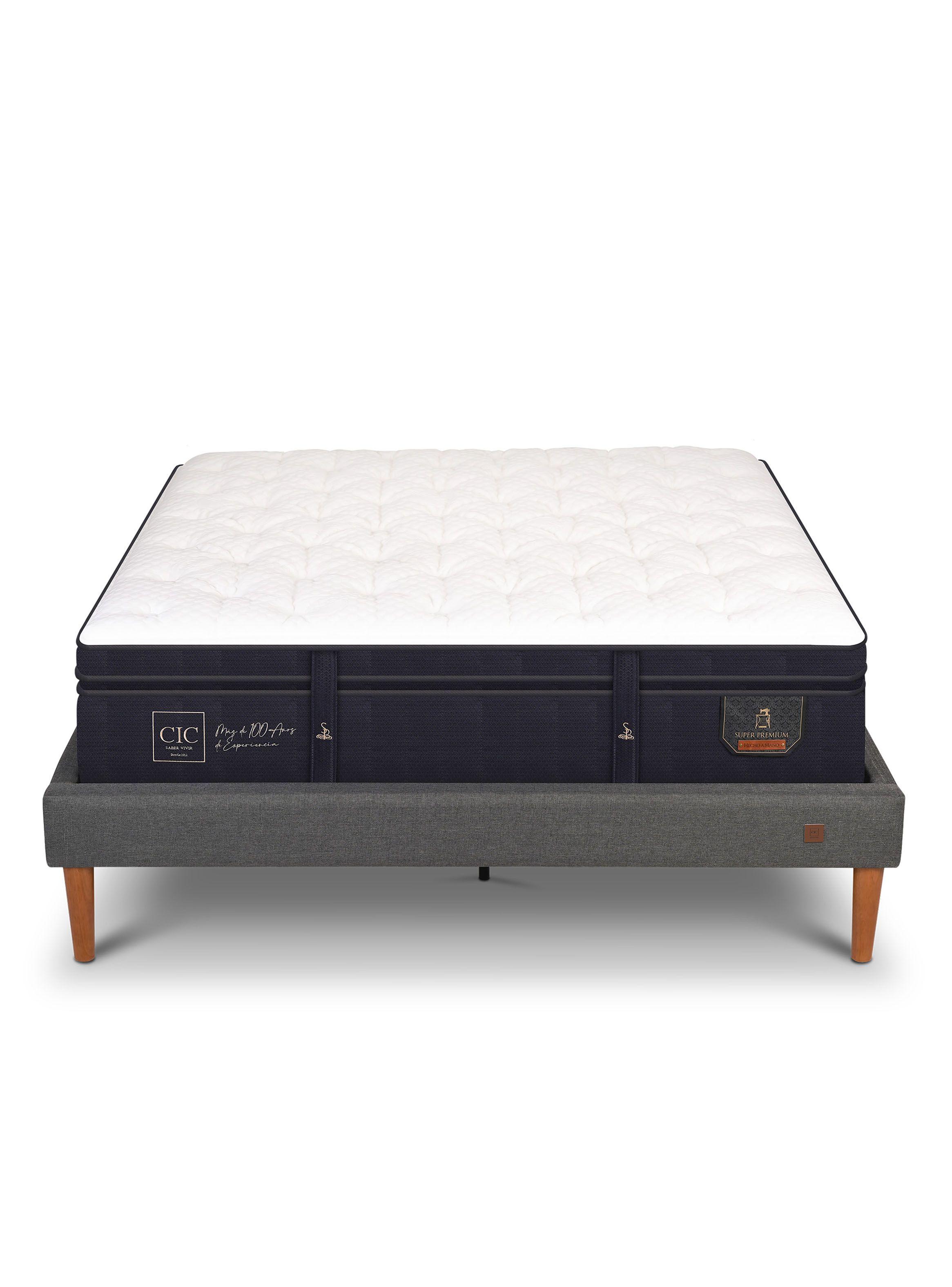 Cama Europea 2 Plazas Curve Super Premium-2