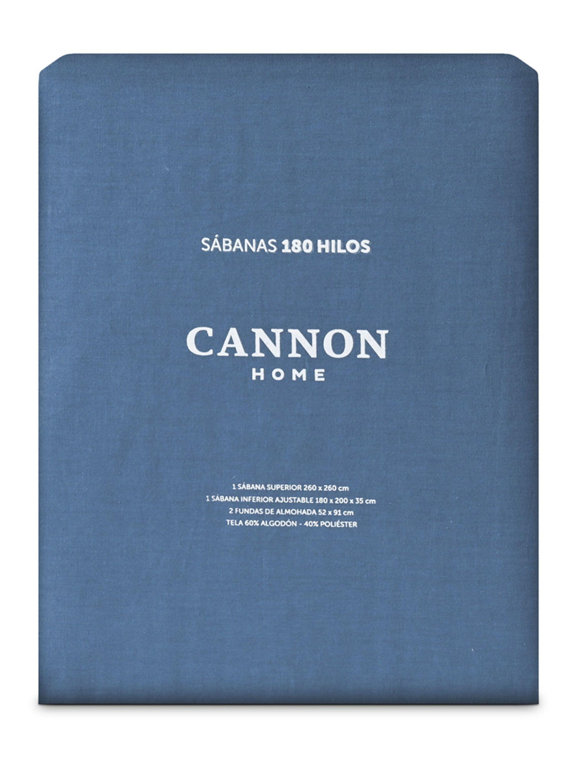 Juego de Sábanas Navy 2 Plazas 180 Hilos-3