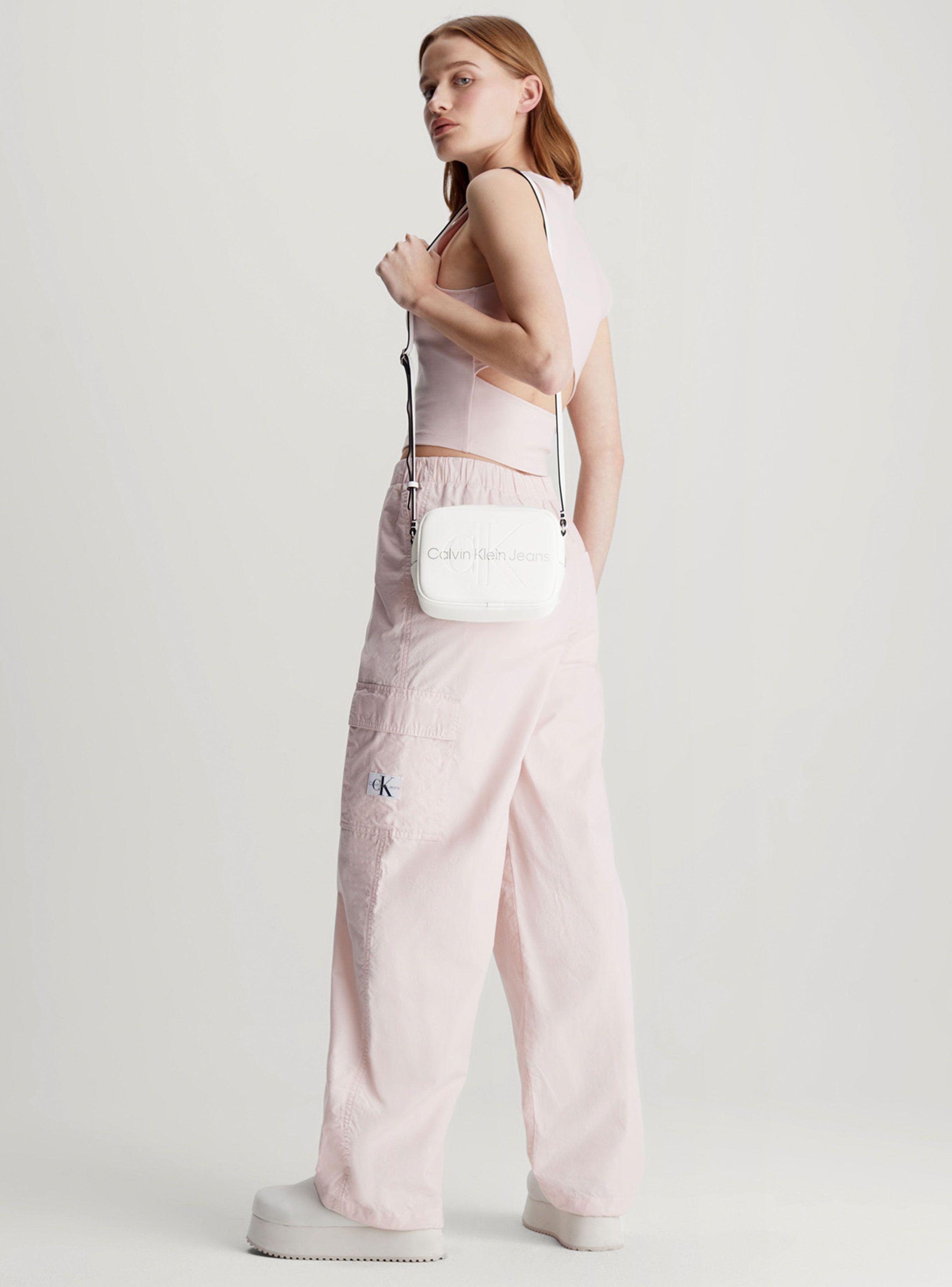 Bandolera Calvin Klein Blanco-4