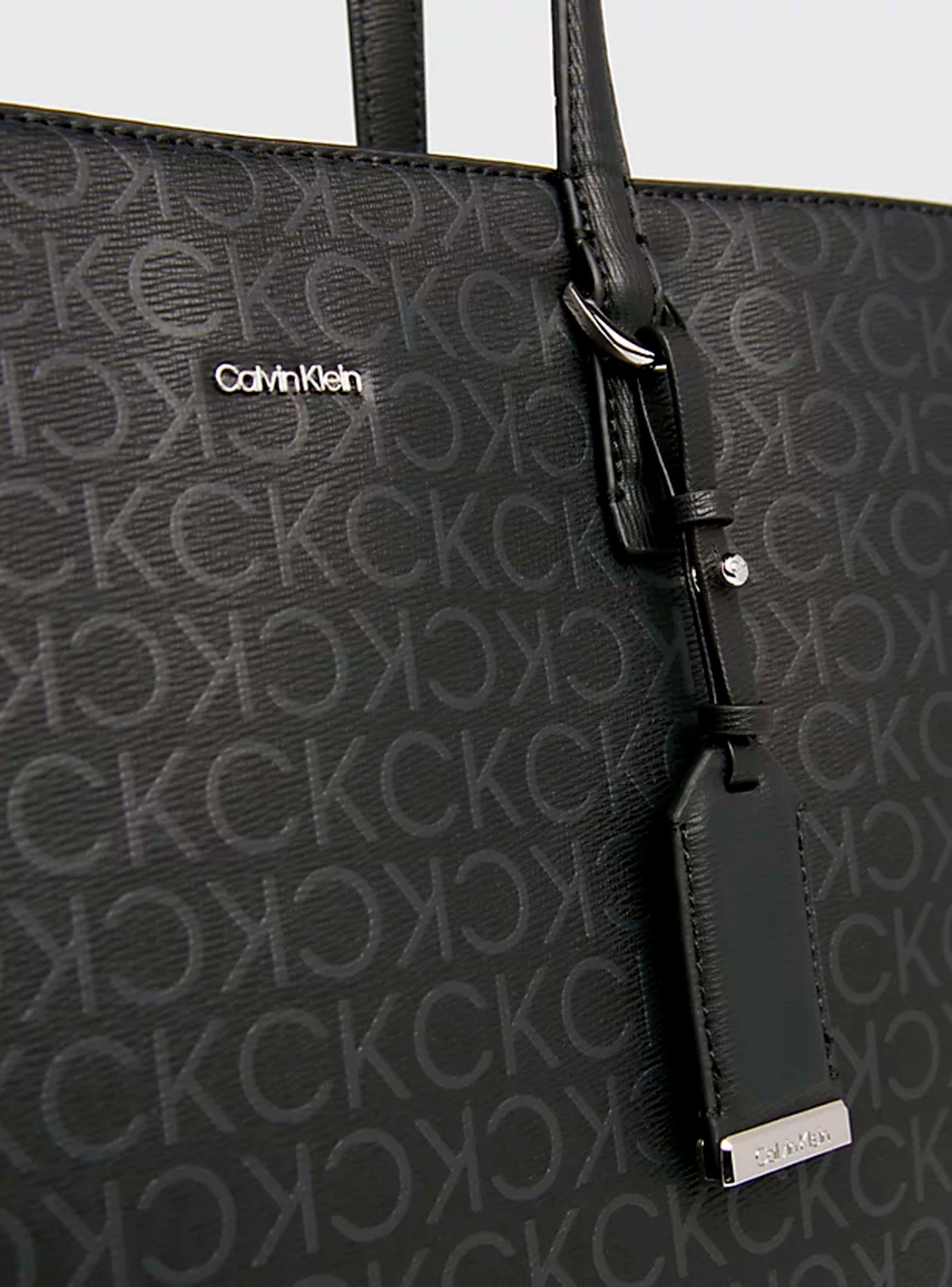 Cartera Poliéster Calvin Klein Negro-3