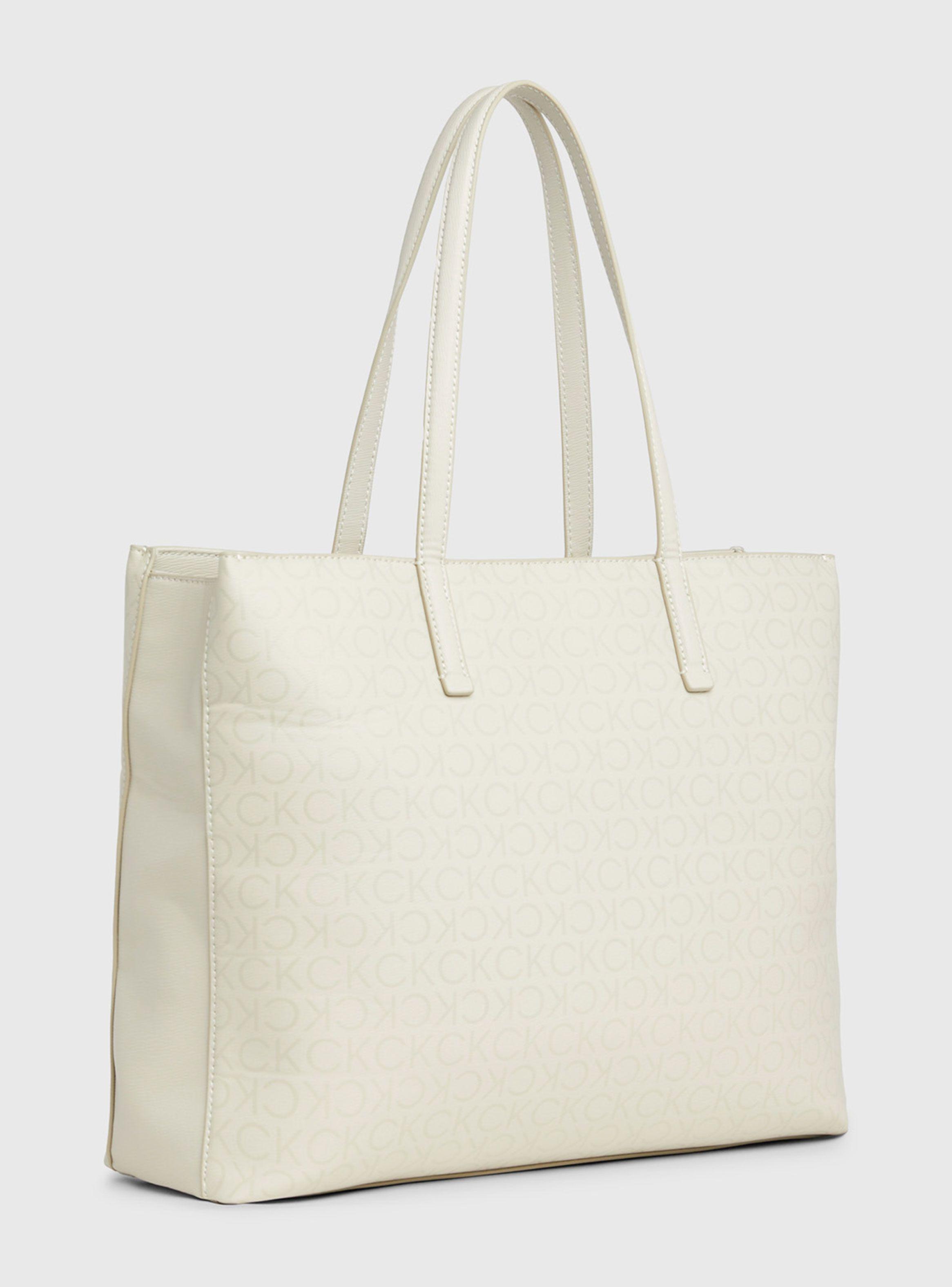 Cartera Calvin Klein Poliéster Beige-1