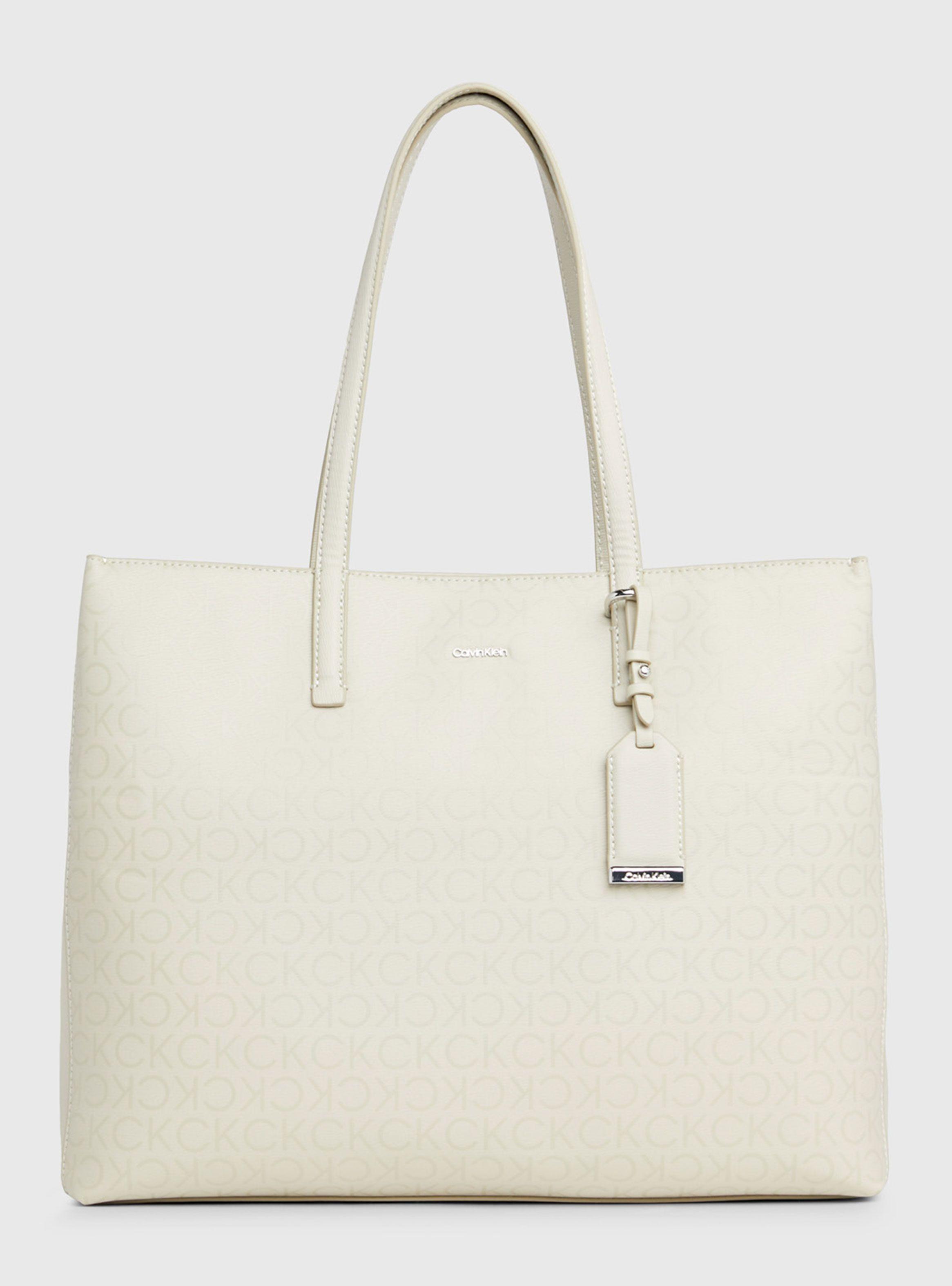 Cartera Calvin Klein Poliéster Beige-0