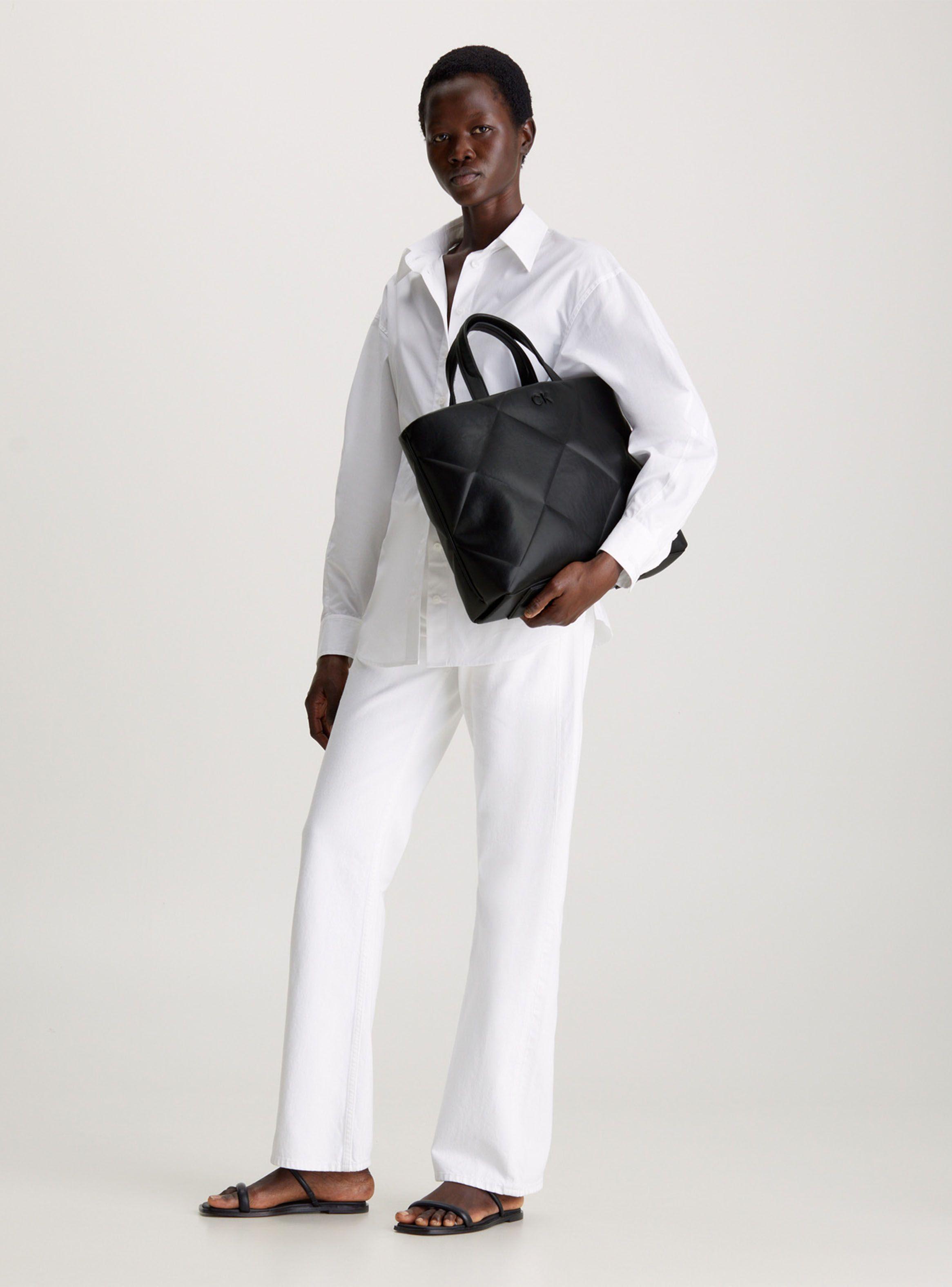 Cartera de Hombro Calvin Klein Poliéster Negro-4