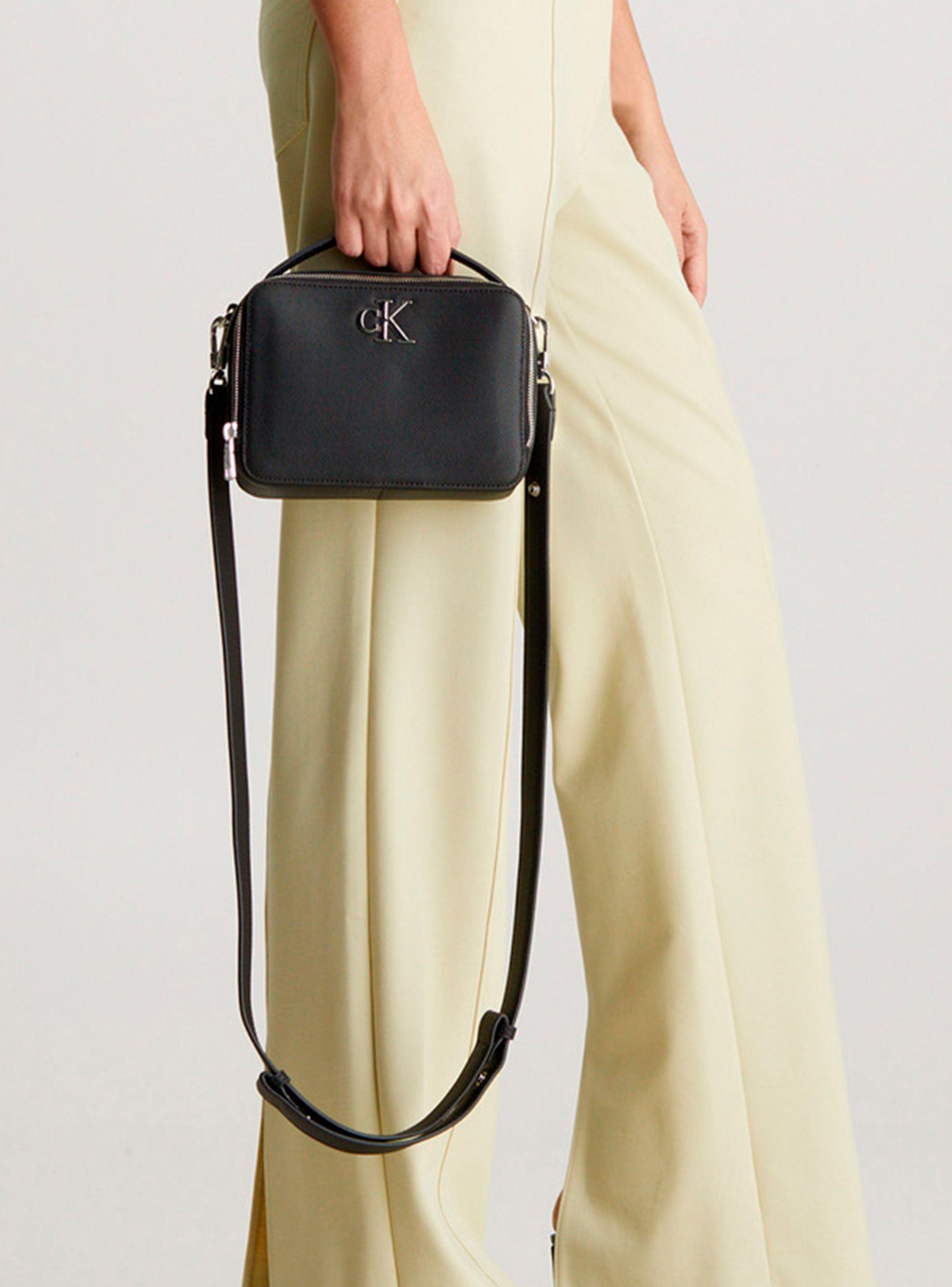 Bandolera Cierre Calvin Klein Negro-0