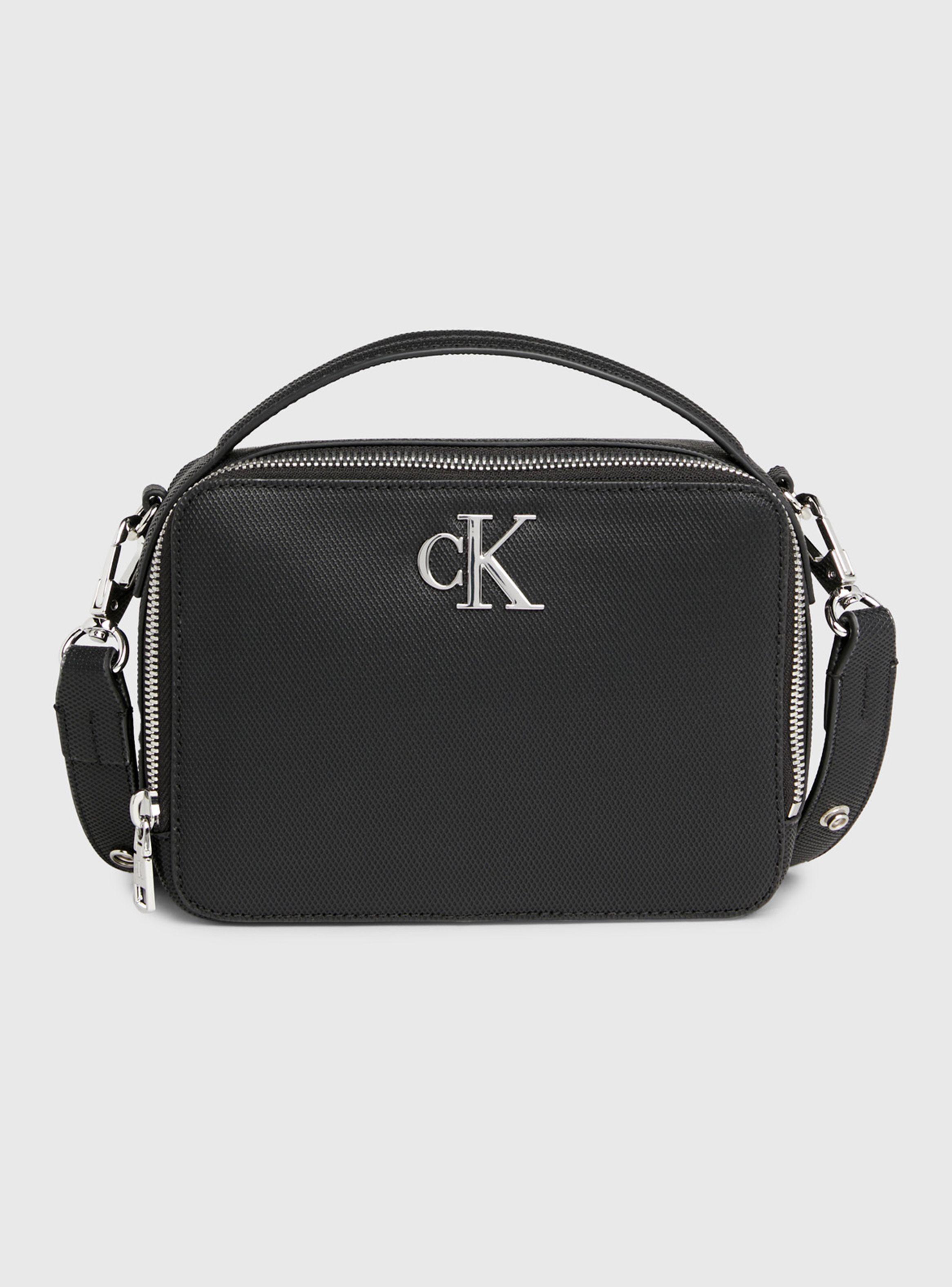 Bandolera Cierre Calvin Klein Negro-1