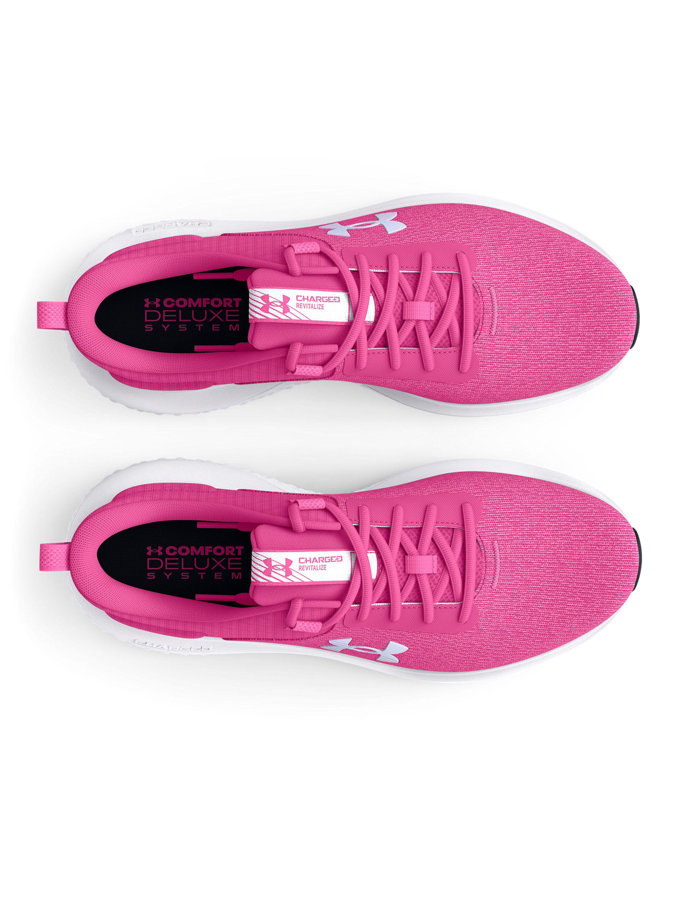 Zapatilla Running UA W Pink Charged Revitalized Mujer-2