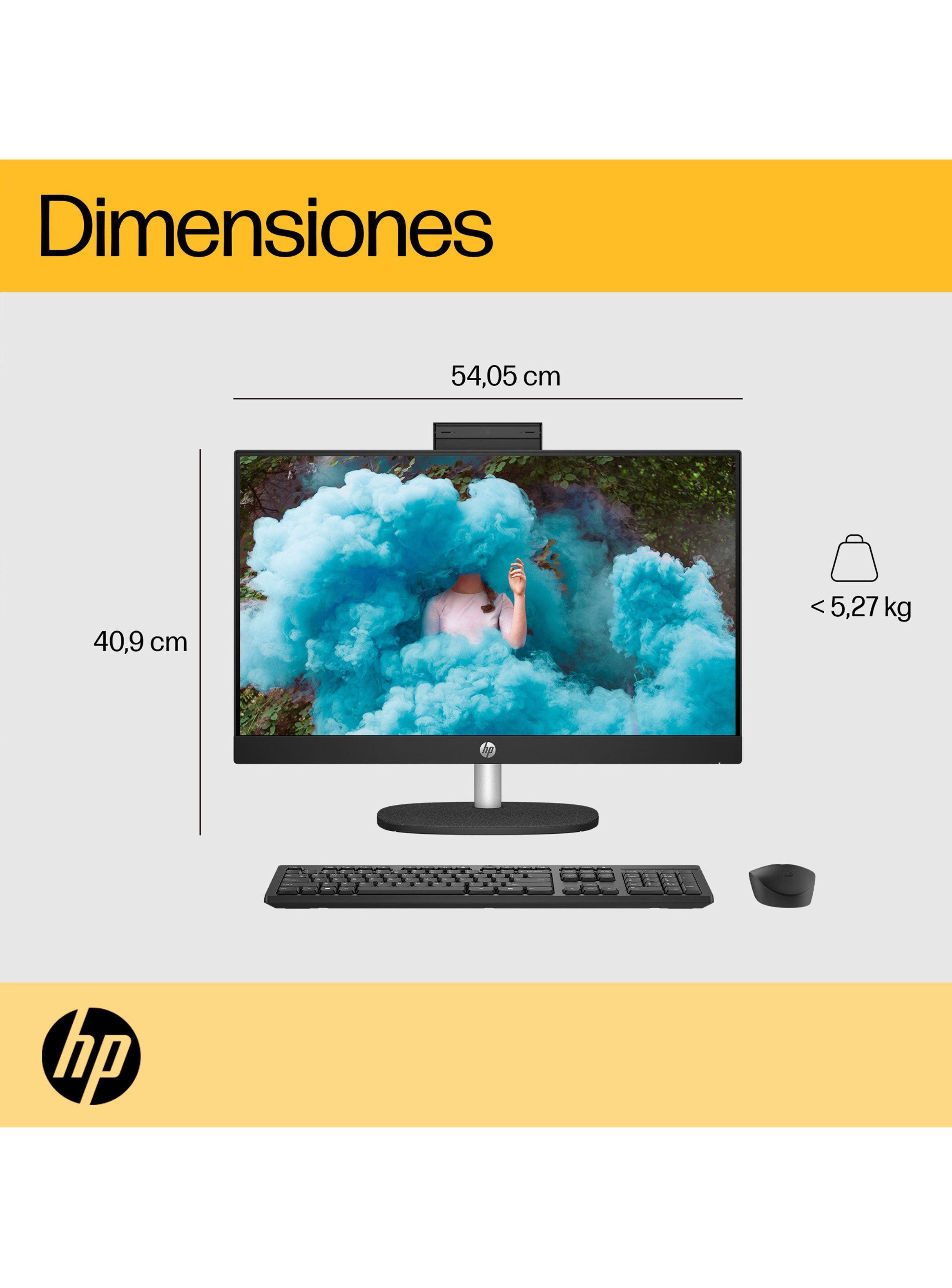 All in One 24-cr0001la AMD Ryzen 3 8GB RAM 512GB SSD 23.8" FHD Windows 11 Home Single Language-1