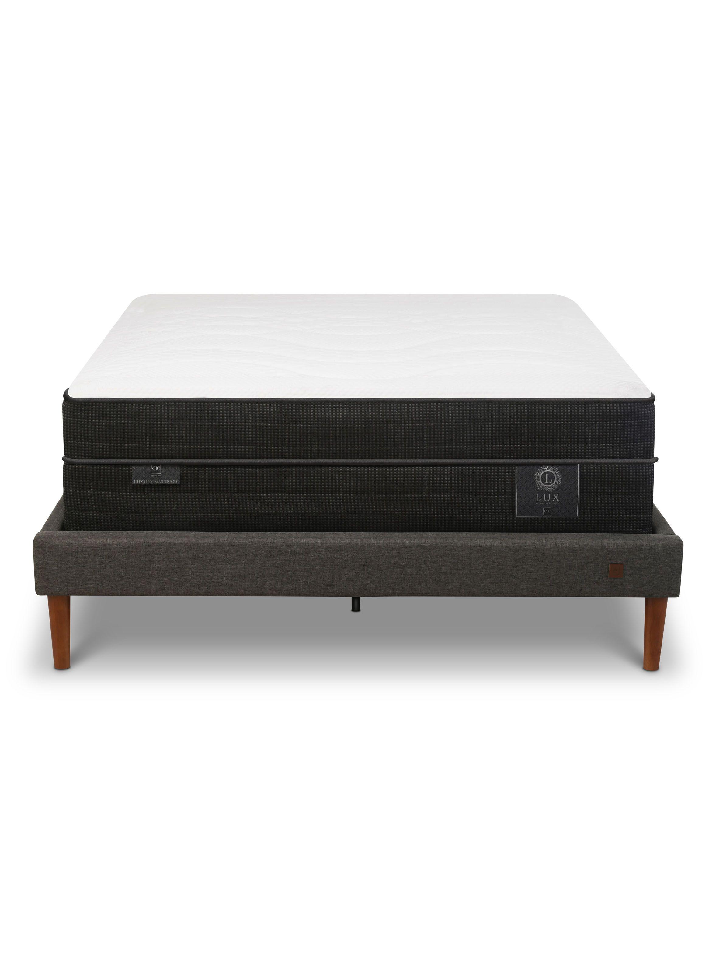 Cama Europea Curve Lux 2 Plazas Long Base Normal-2