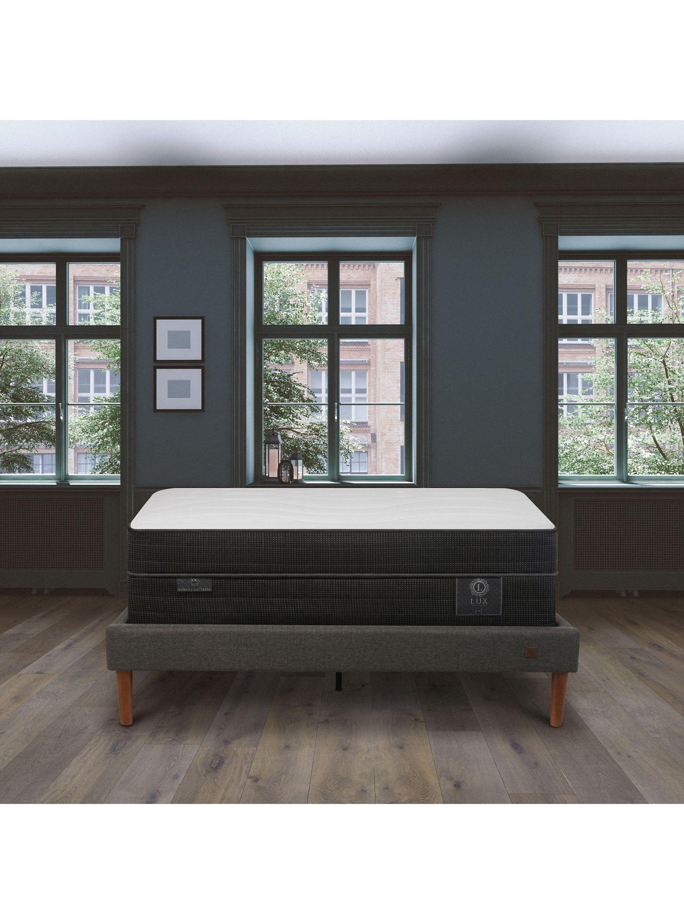 Cama Europea Curve Lux 2 Plazas Long Base Normal-8