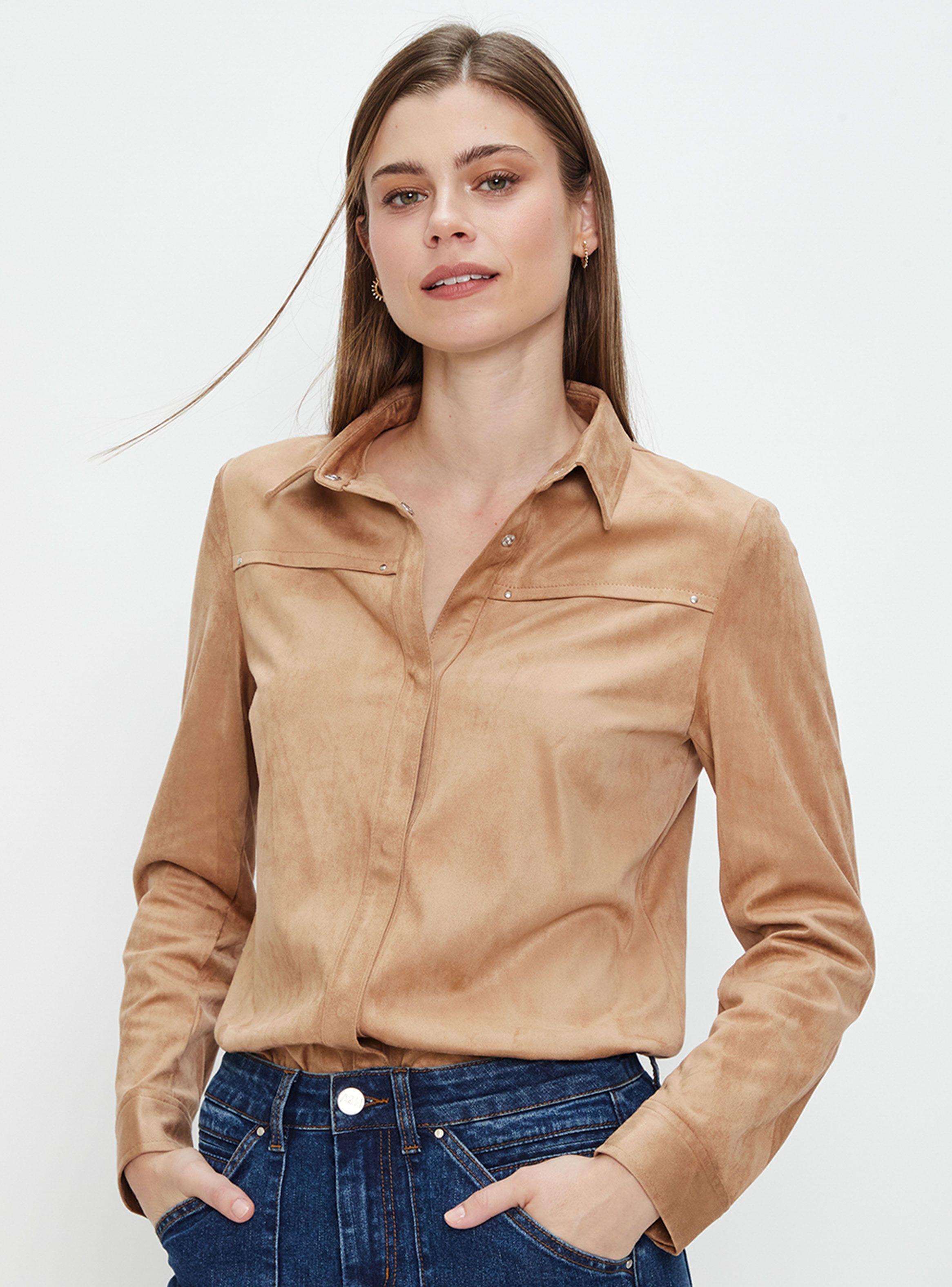 Chaqueta Camisera Cuello V Lisa-0