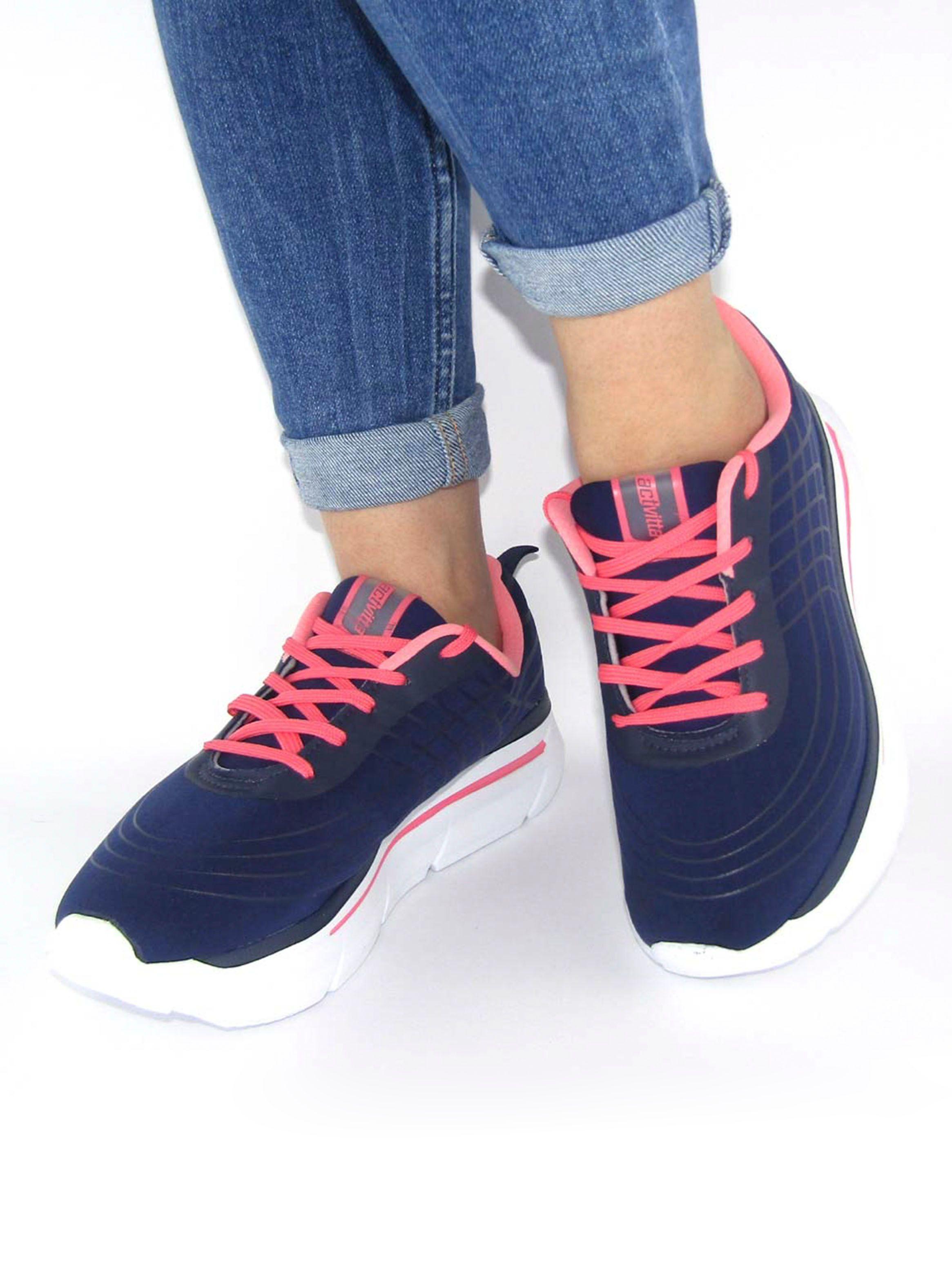 Zapatilla Urbana Actvitta Mujer Lc Platform Azul Marino-2