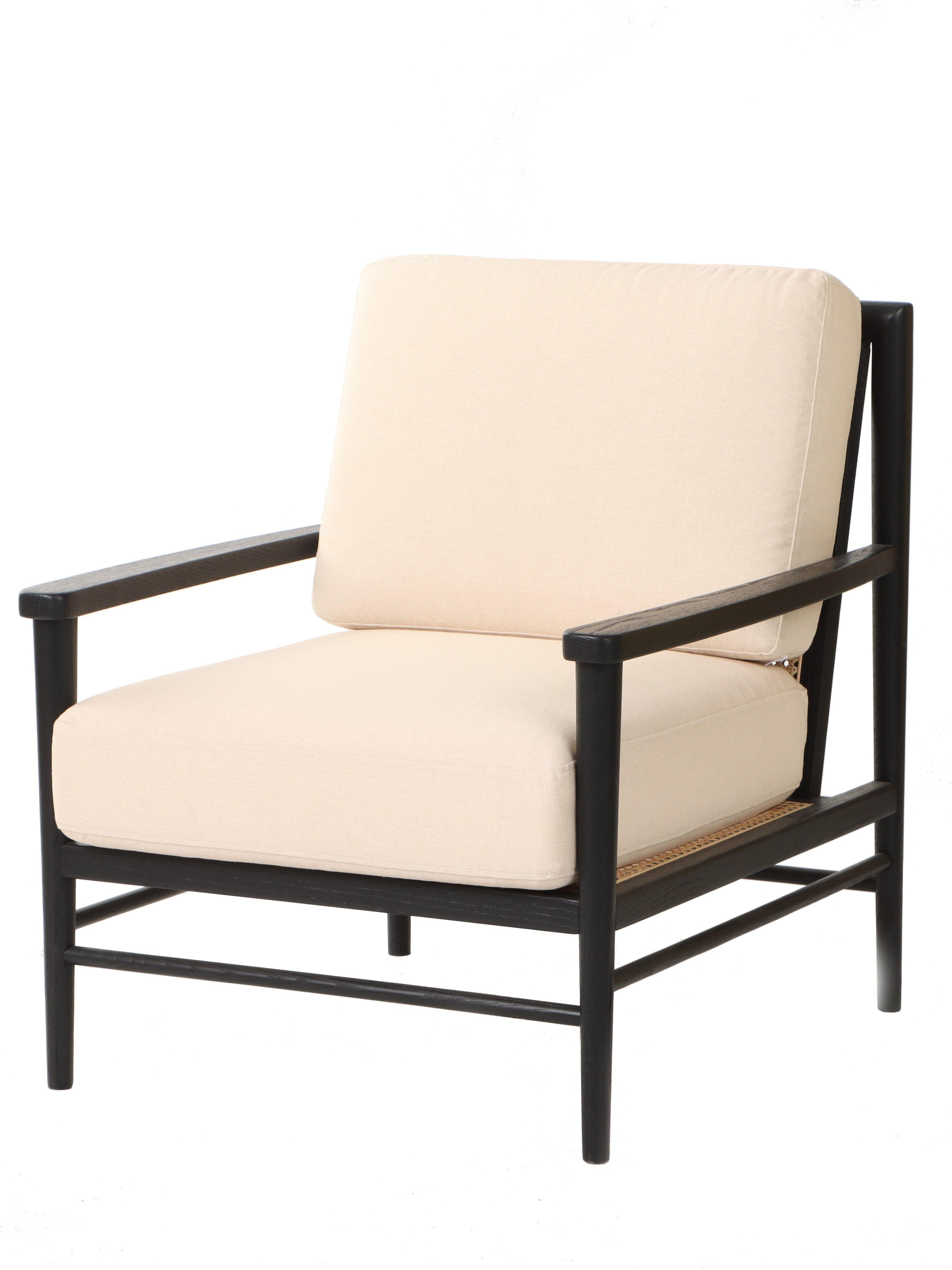 Sitial Josefa Ratán Negro/Beige-3