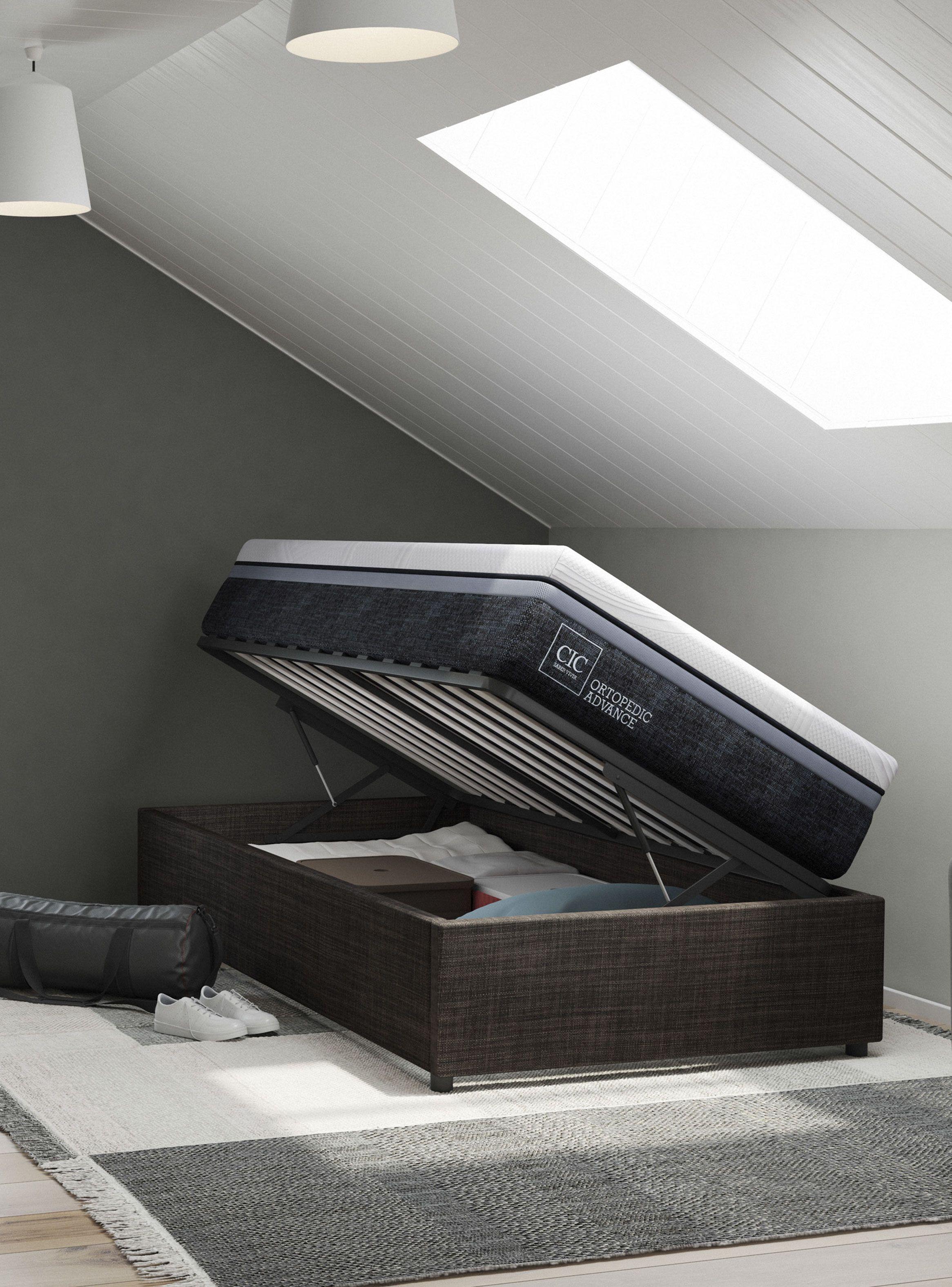Cama Space Box Ortopedic Advance 1.5 Plazas-4
