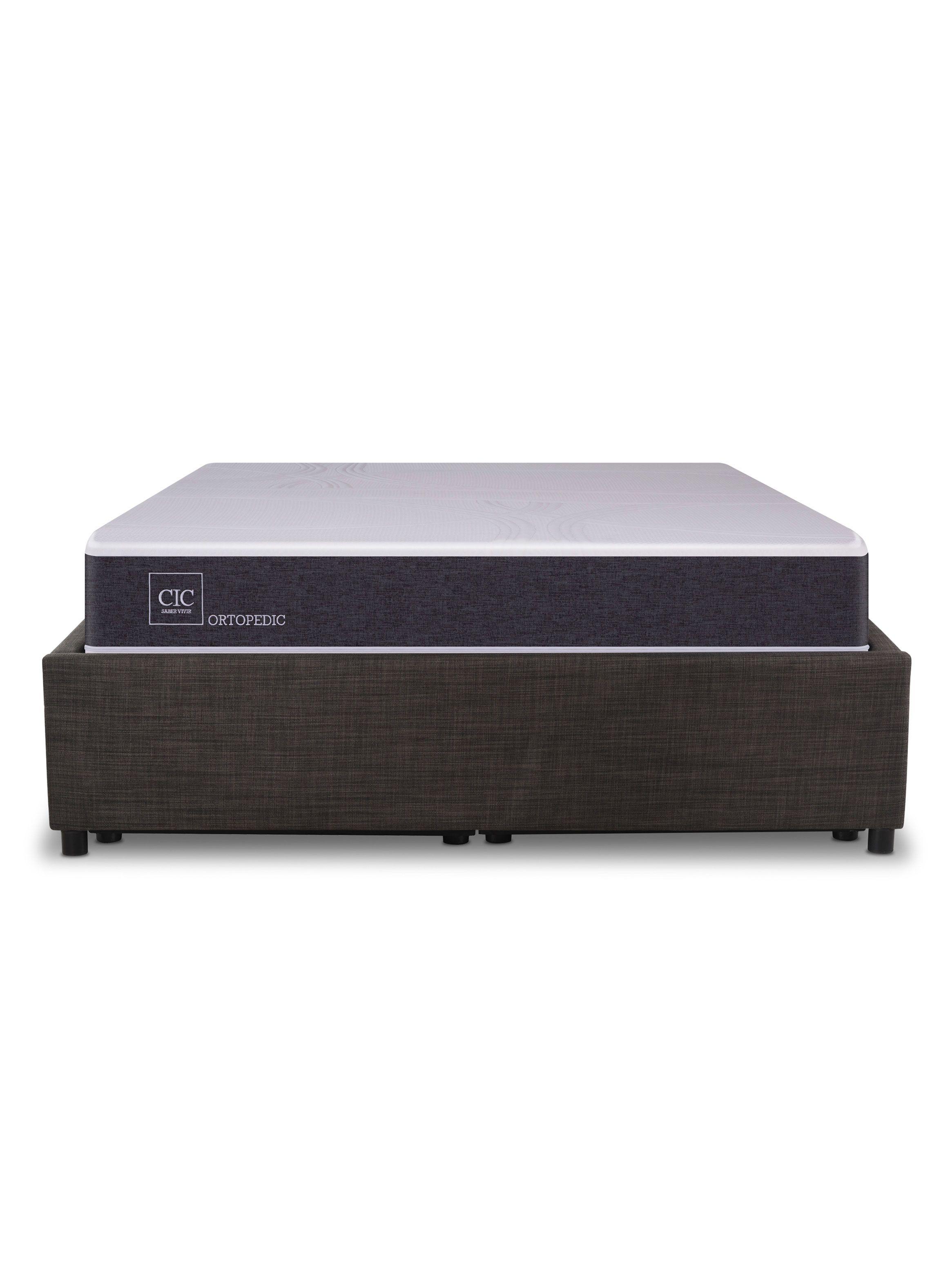Cama Space Box Ortopedic 2 Plazas Long Base Normal-2