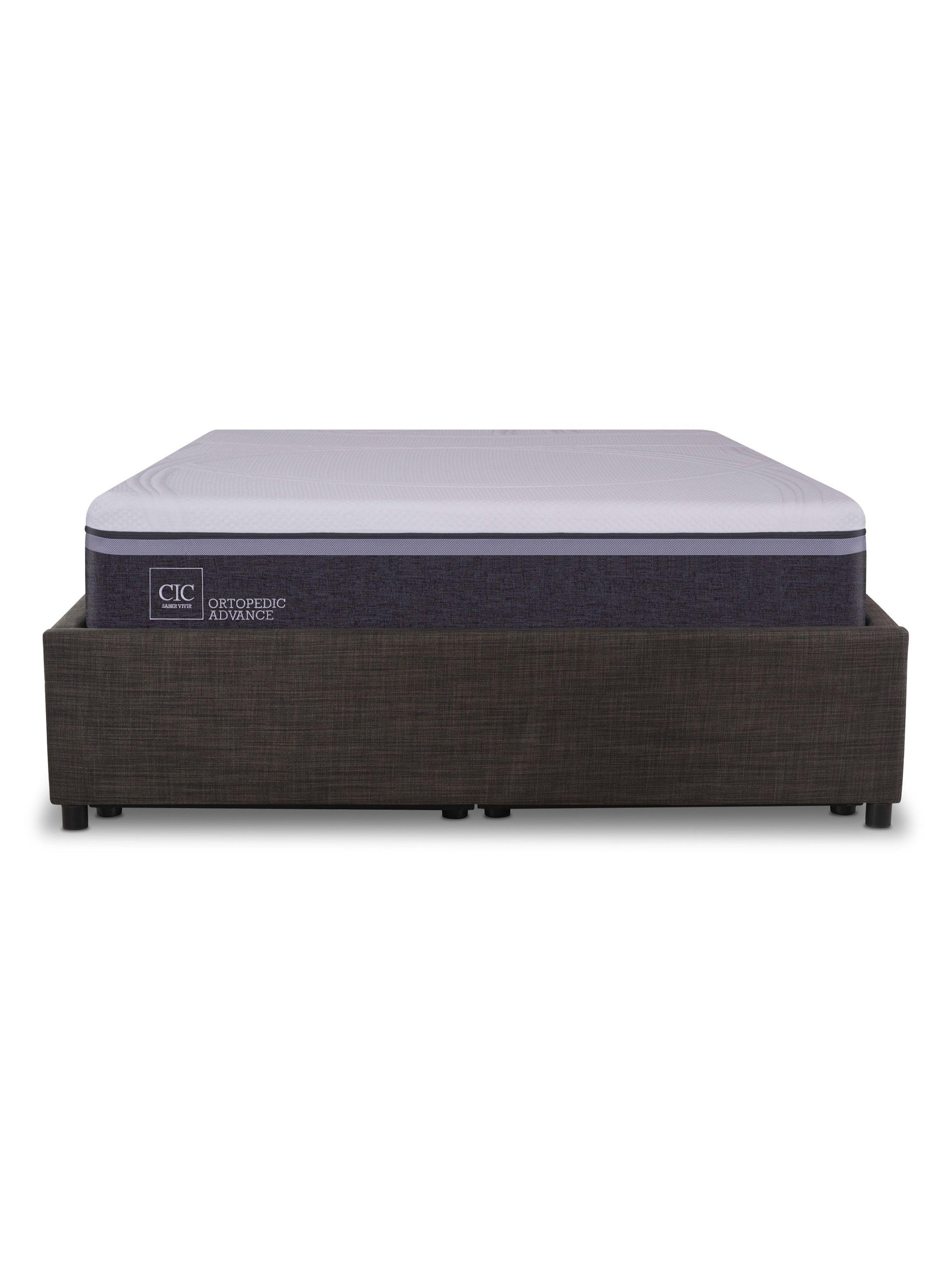 Cama Space Box Ortopedic Advance 2 Plazas Long Base Normal-2