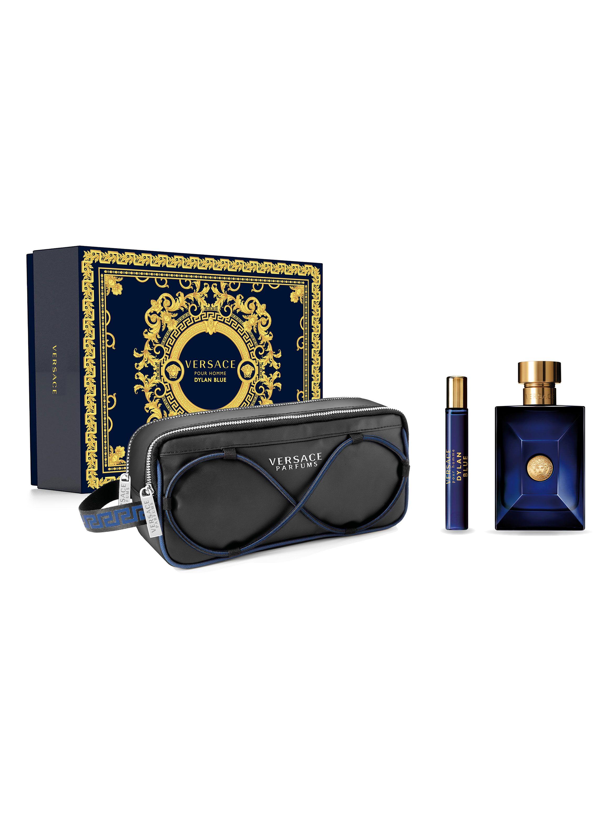 Set Perfume Dylan Blue Pour Homme EDT 100 ml + Neceser Versace + Travel Spray 10 ml Versace-0