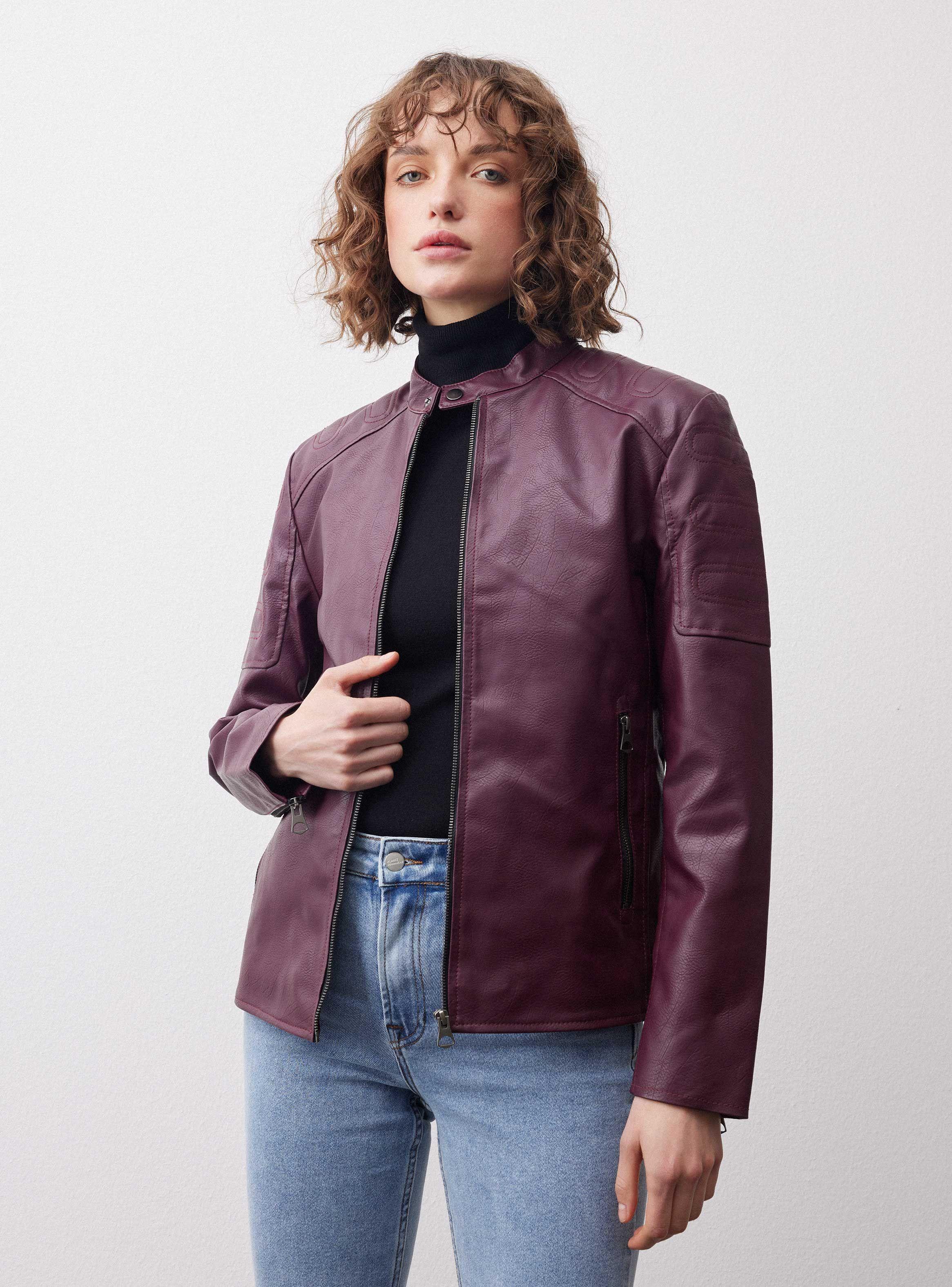 Chaqueta Cuello Redondo-0