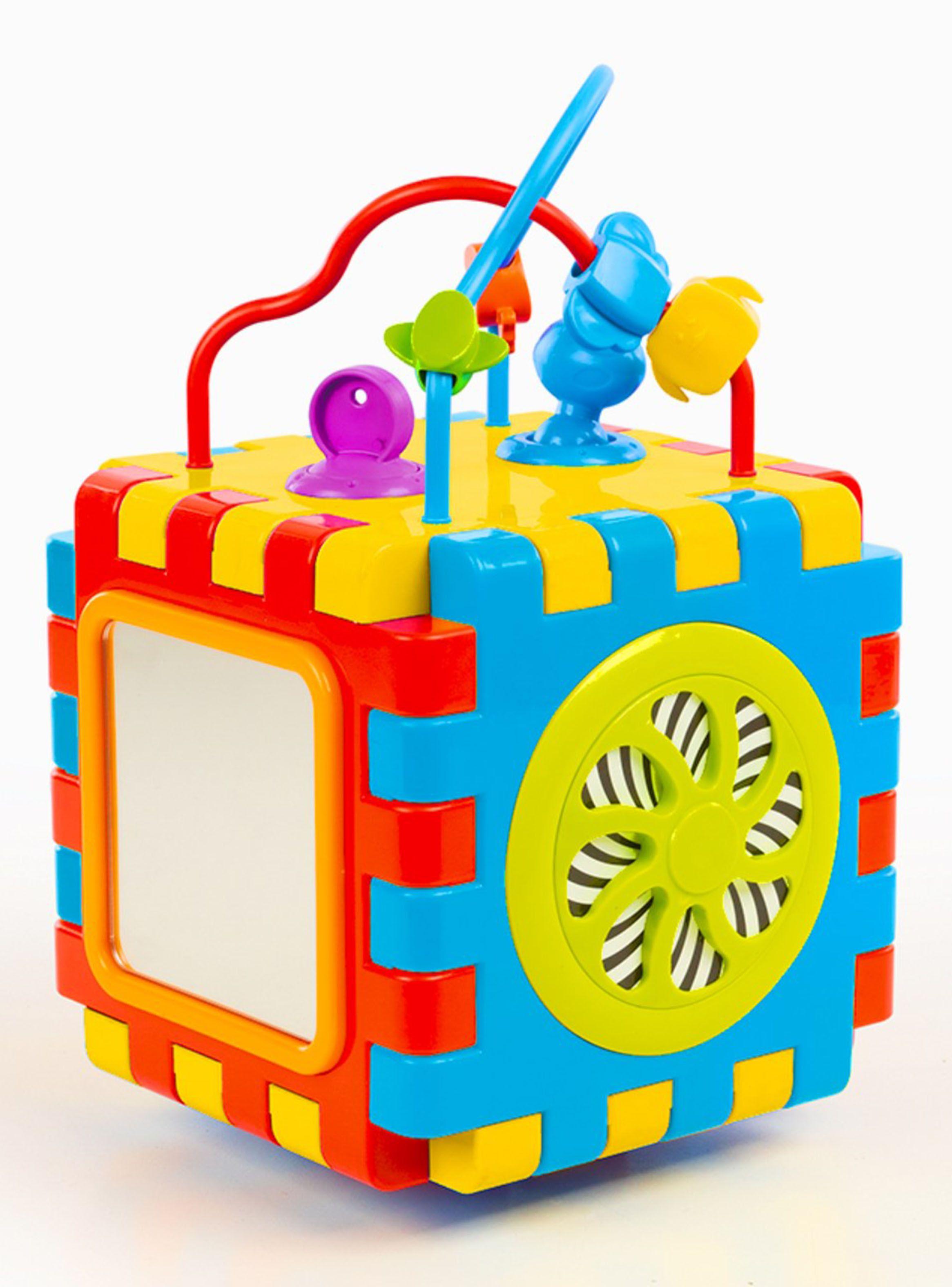 Juguete de Aprendizaje Cubo Didáctico Multicolor-0
