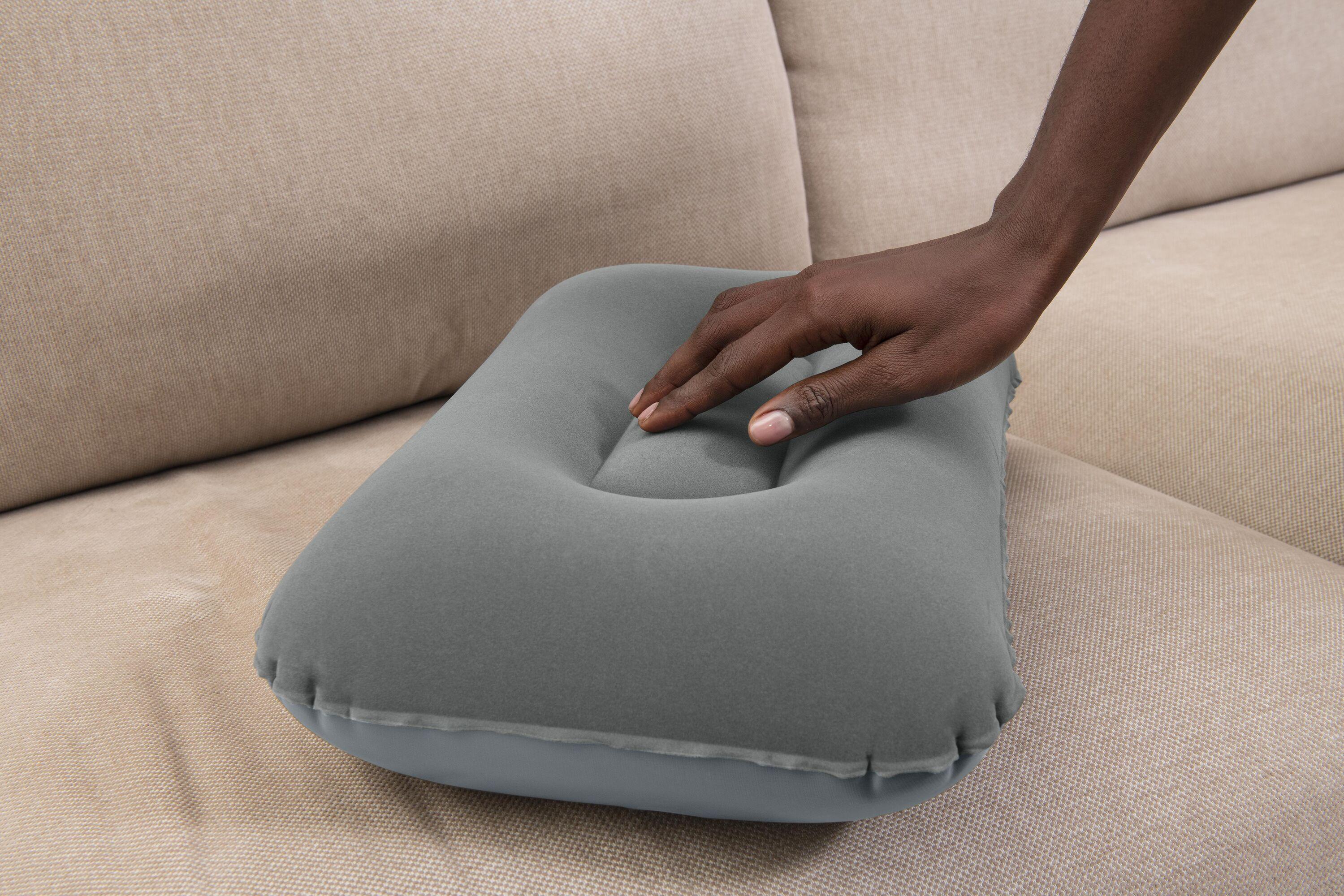 Almohada Inflable de Camping Azul-2
