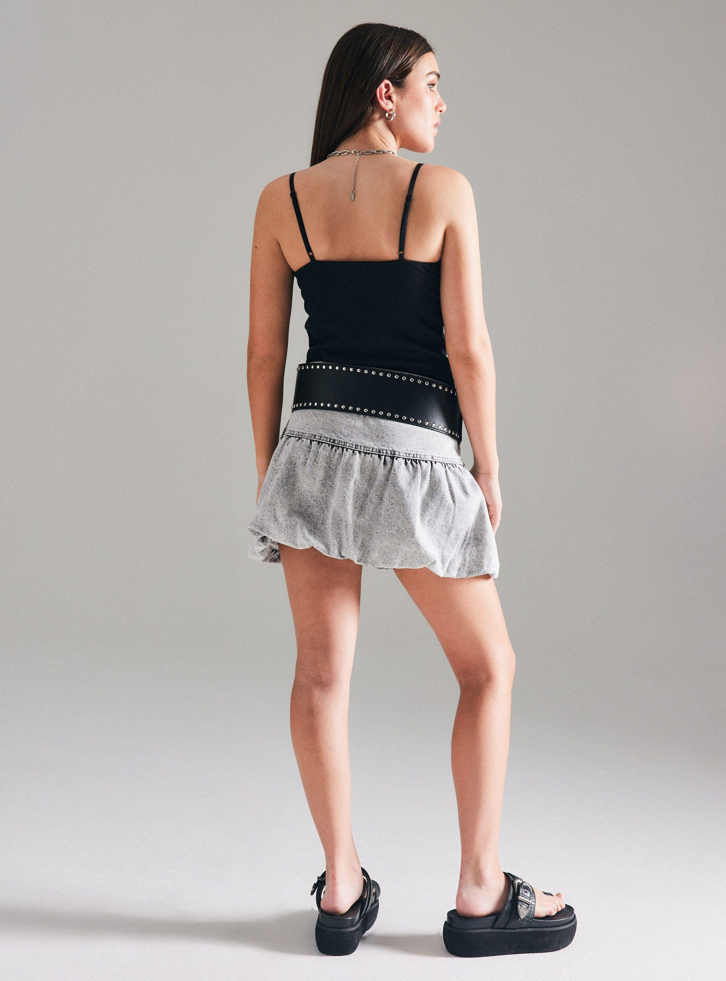 Falda Fit Globo y Forro Interno-5