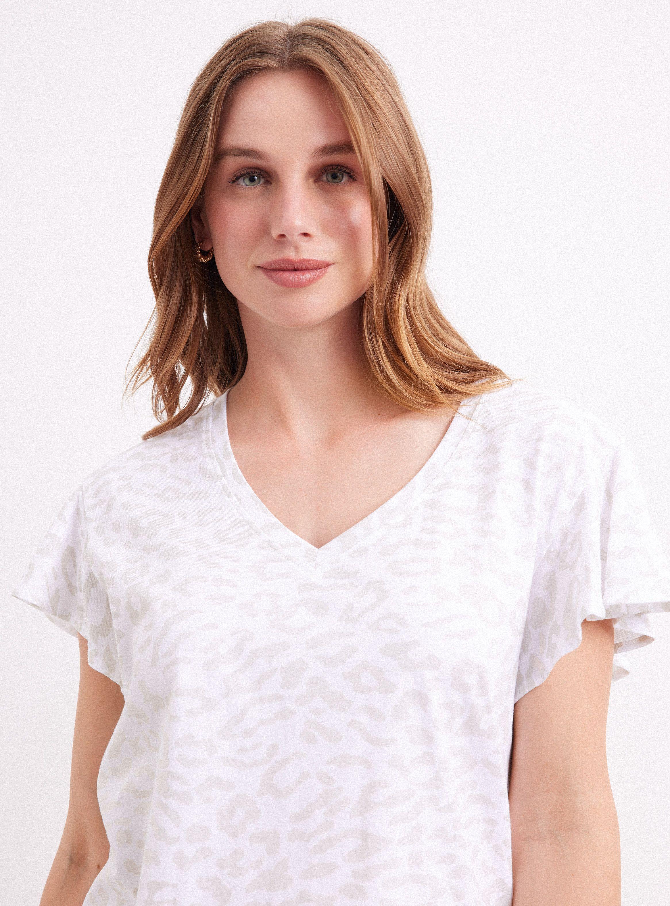 Polera con Mangas de Vuelos-2
