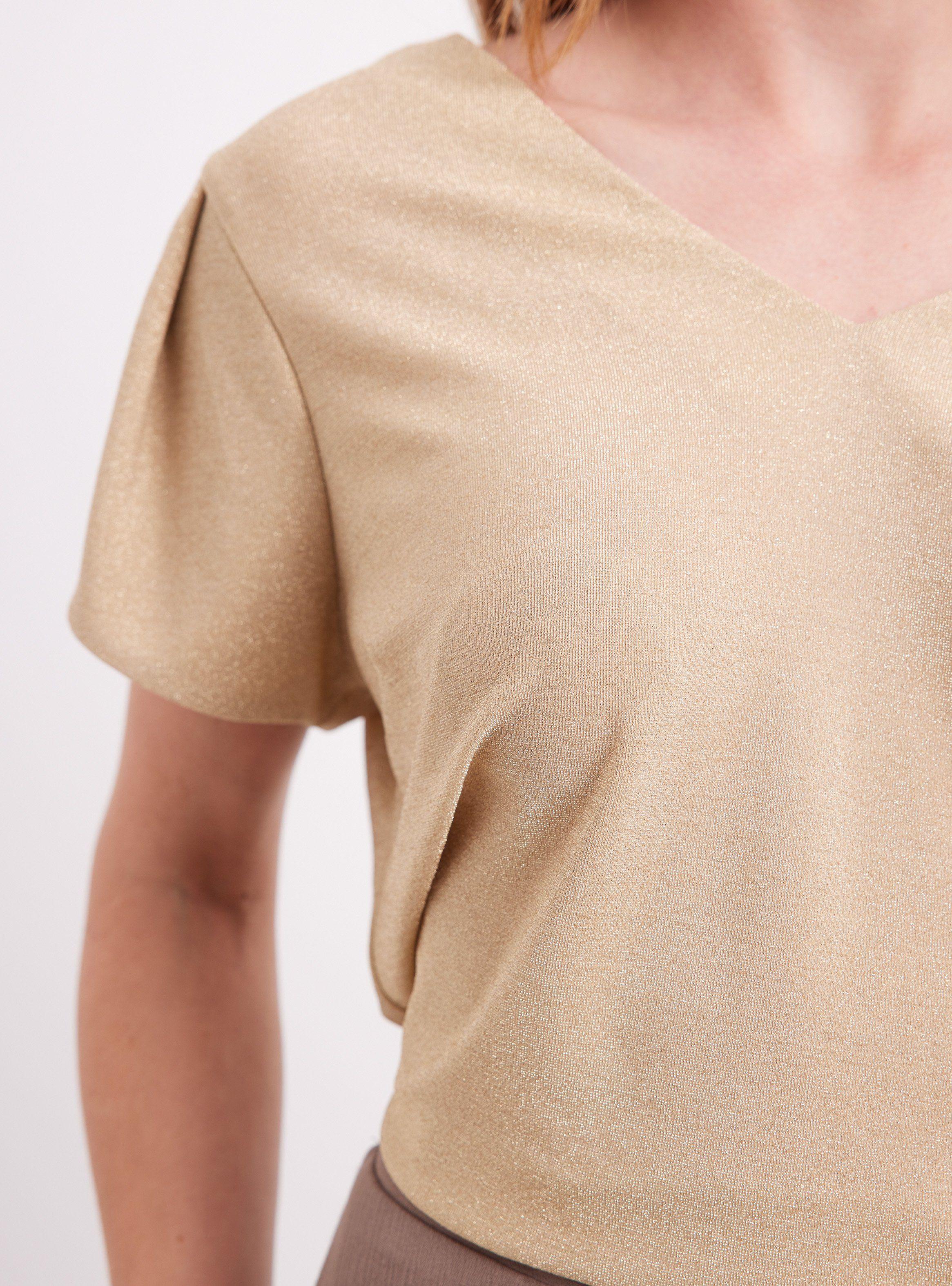 Polera Mangas Aglobadas-3