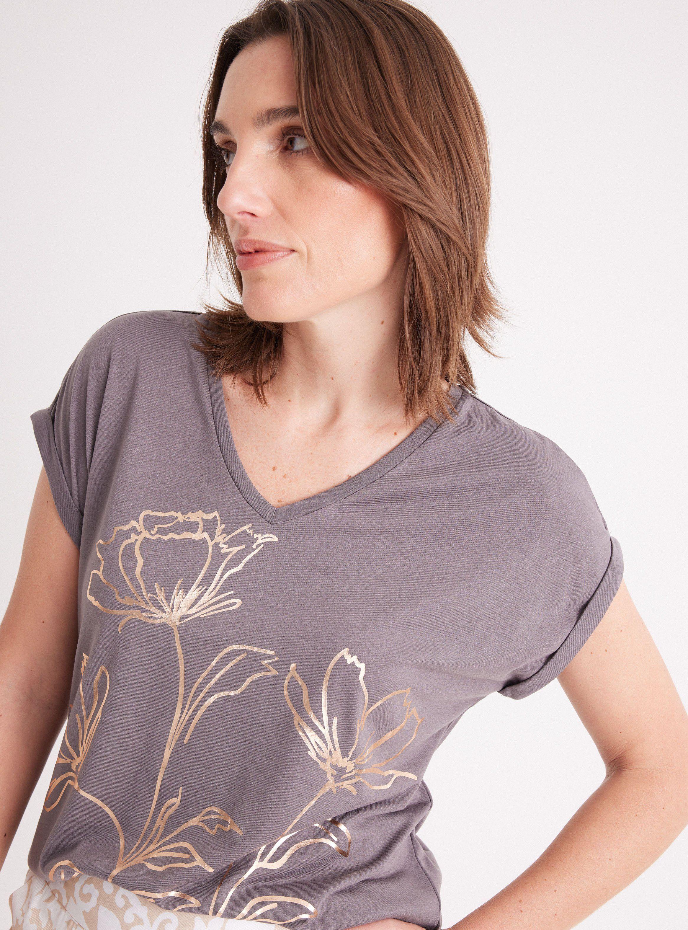 Polera Estampado Tono Metálico-3
