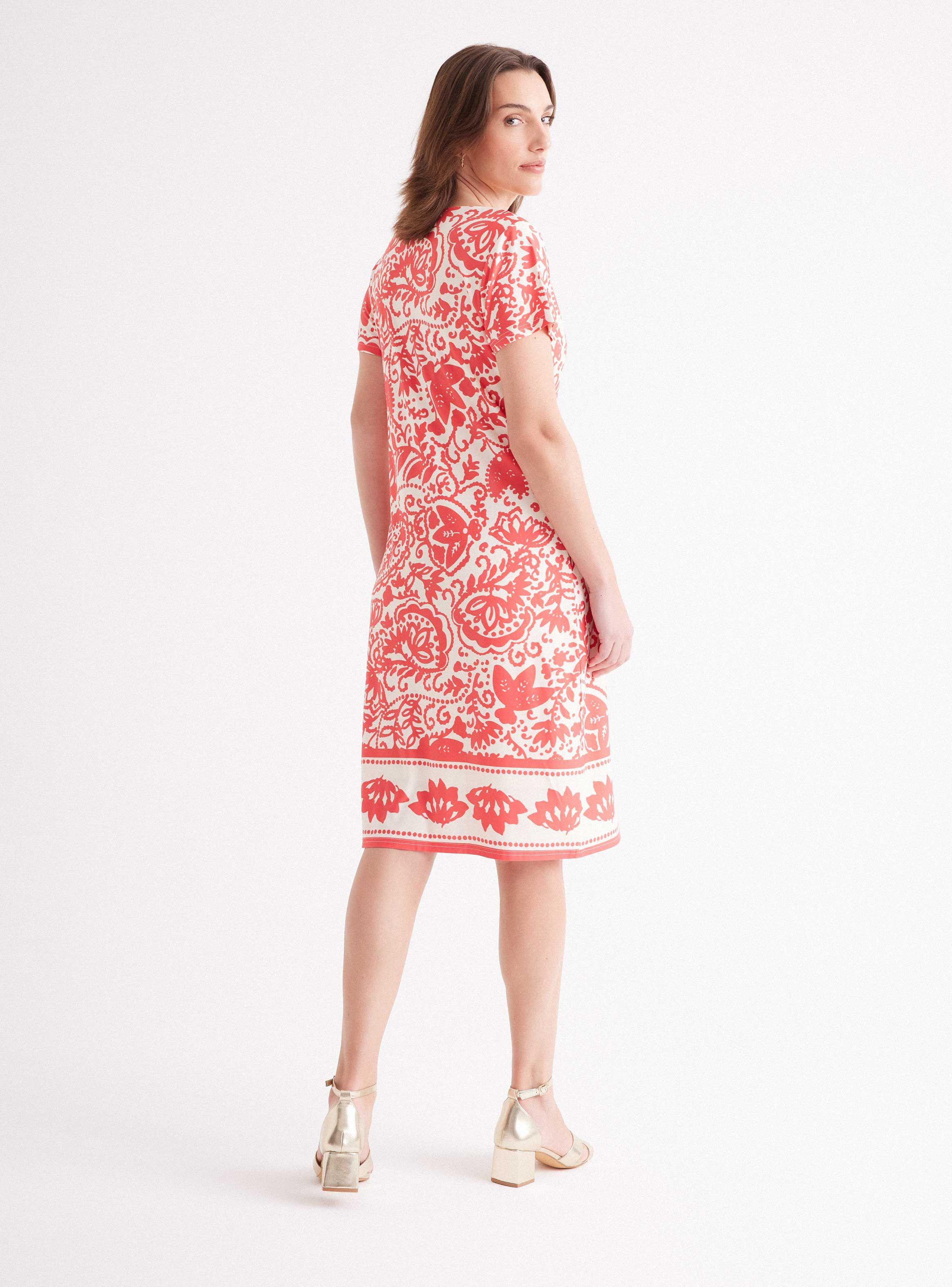 Vestido Jumper Estampado sin Mangas-5